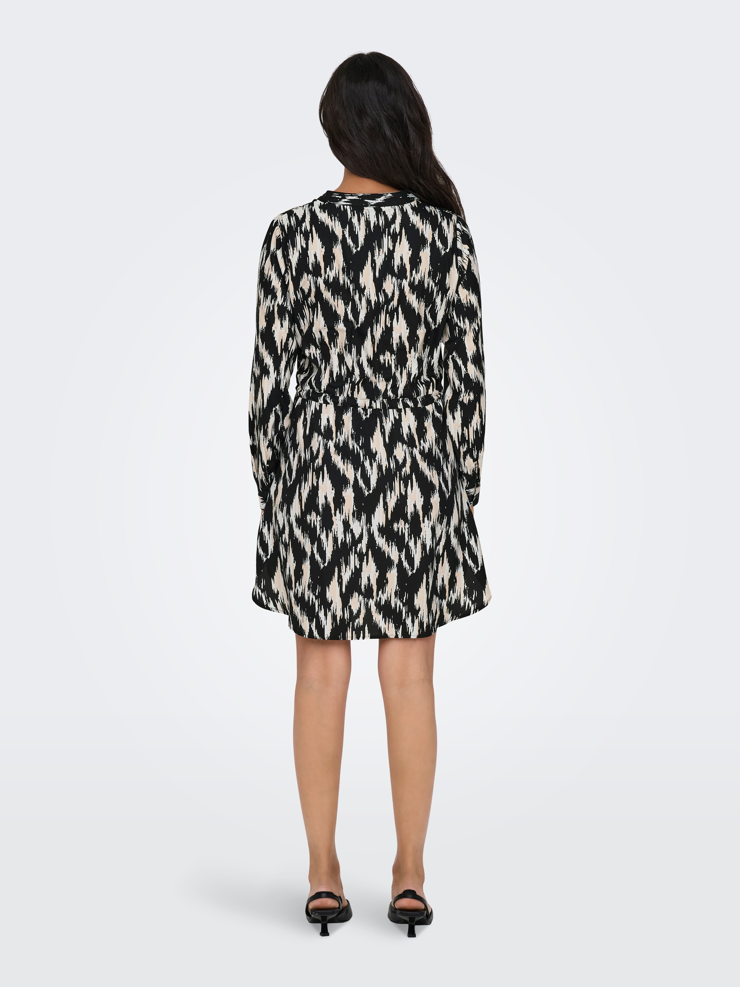 ONLY Druckkleid »ONLCORY L/S V-NECK TUNIC«, Sommerkleid