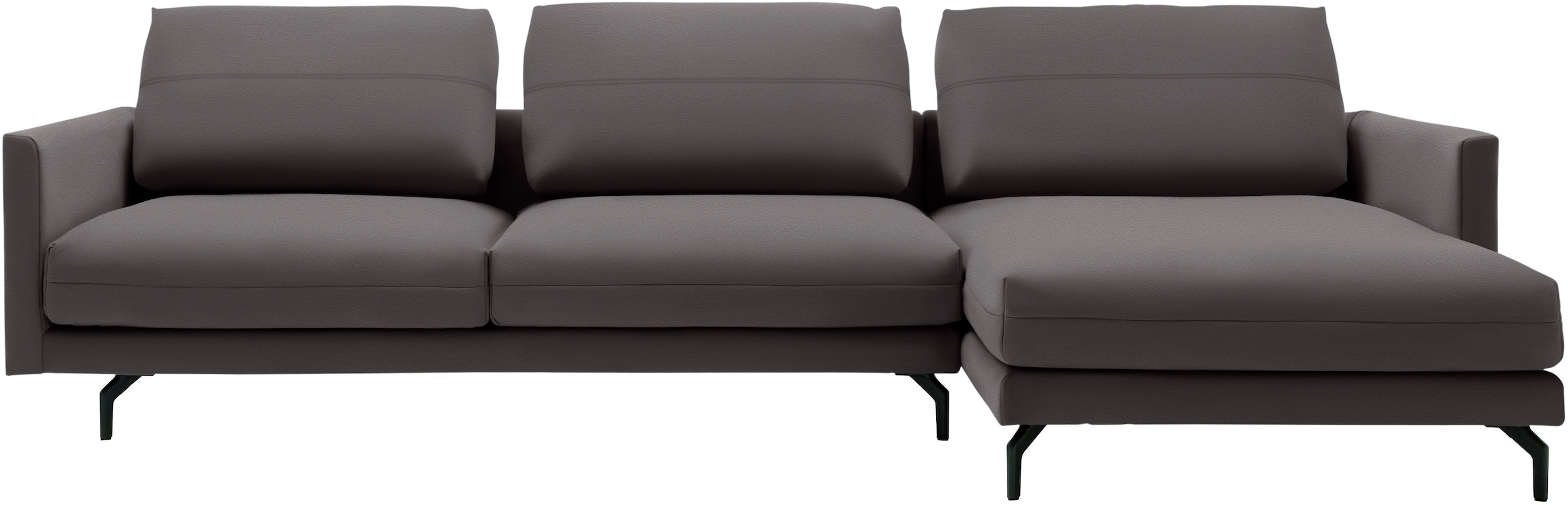 Creation BY ROLF BENZ Ecksofa "CR.414, Designecksofa, Polsterecke, Breite 300cm, L-Form" wahlweise aus feinstem Rindsleder oder hochwertigem Chenille