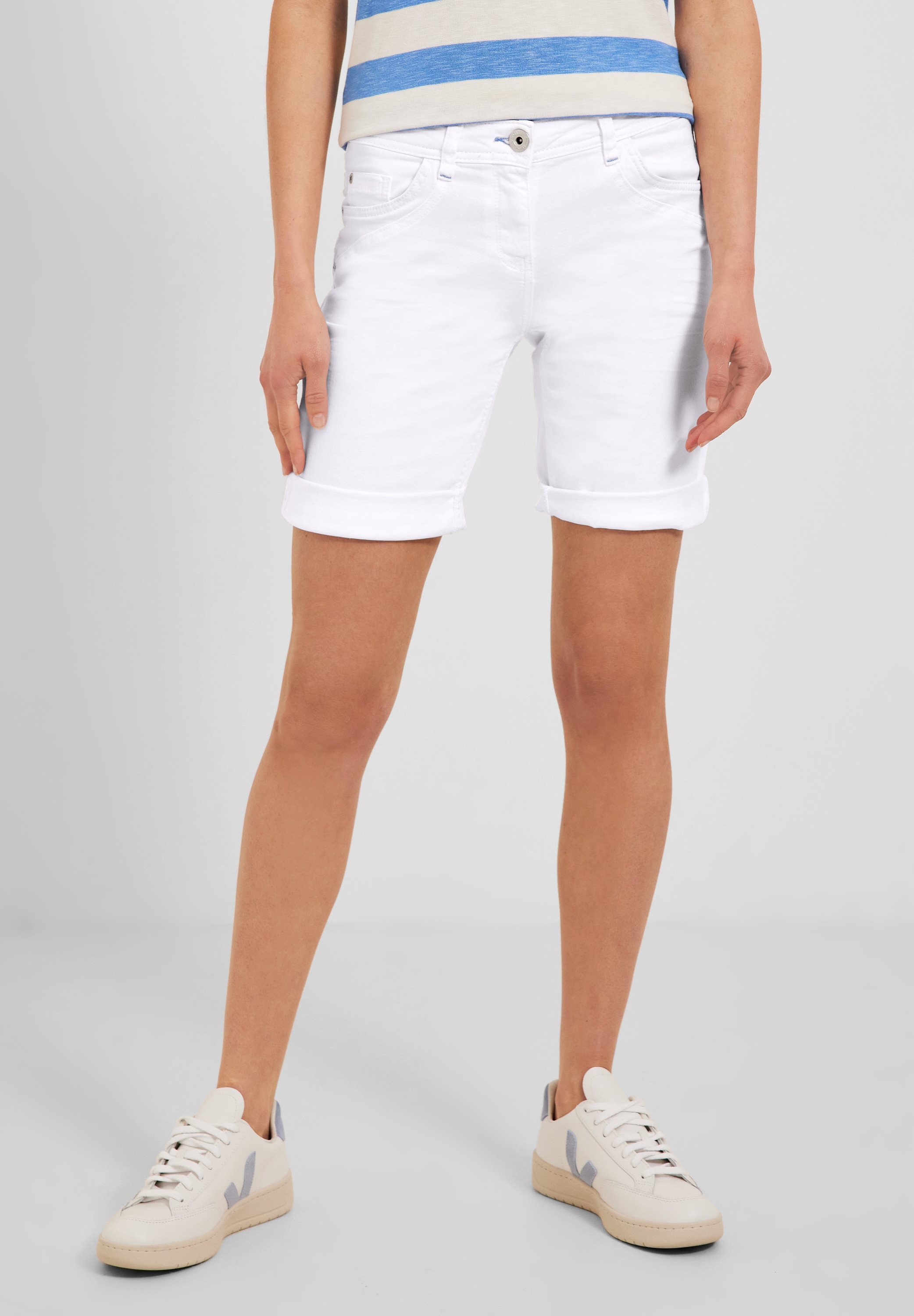 Cecil Gerade Jeans, in Unifarbe
