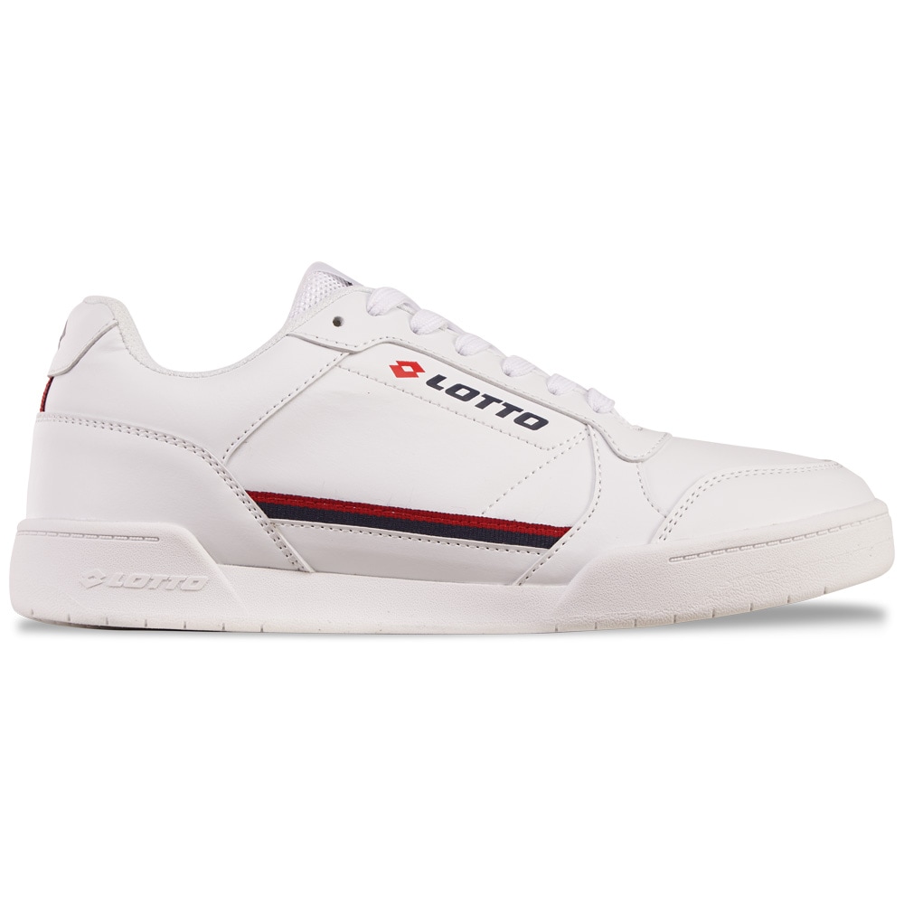 LOTTO Damen Sneaker, Gr. 43, rot, Kunstfaser, Synthetik, clean, Schuhe, - besonders vielseitig zu kombinieren