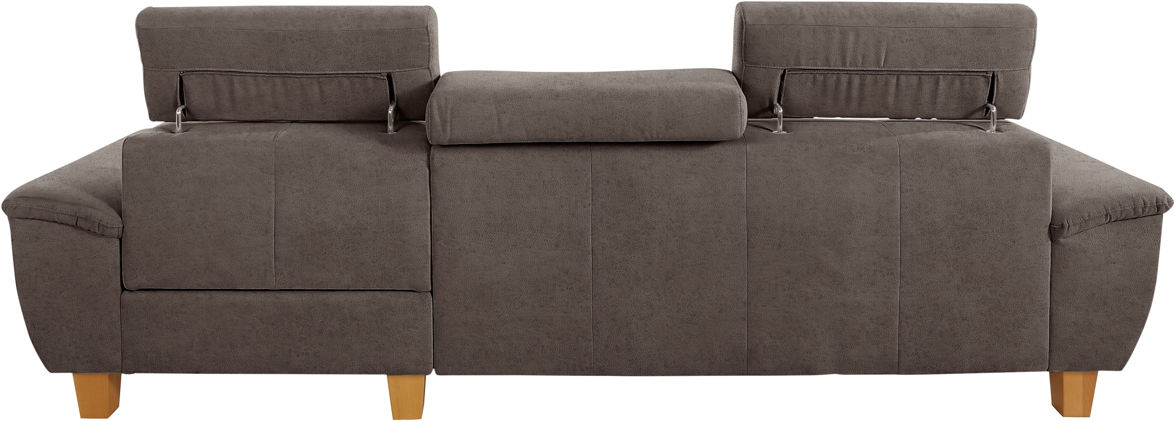 exxpo - sofa fashion Ecksofa »Enya, aufwendige Detailverarbeitung, hoher Sitzkomfort, bequem, L-Form«, inkl. Kopfteilverstellung, wahlweise mit Bettfunktion und Bettkasten