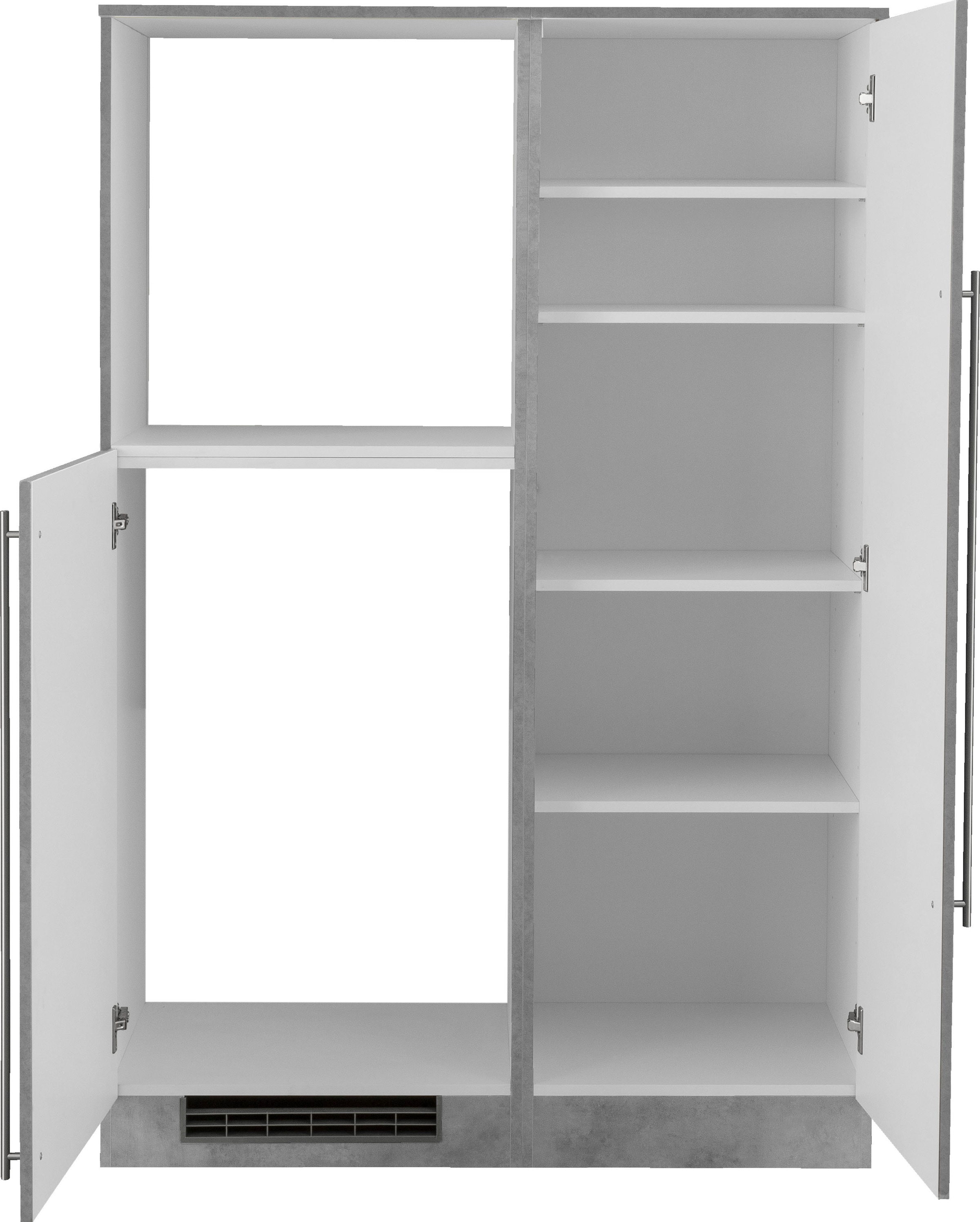 wiho Küchen Küche »Chicago«, Back-/Kühlmodul, wahlweise mit E-Geräten, Breite 110 cm