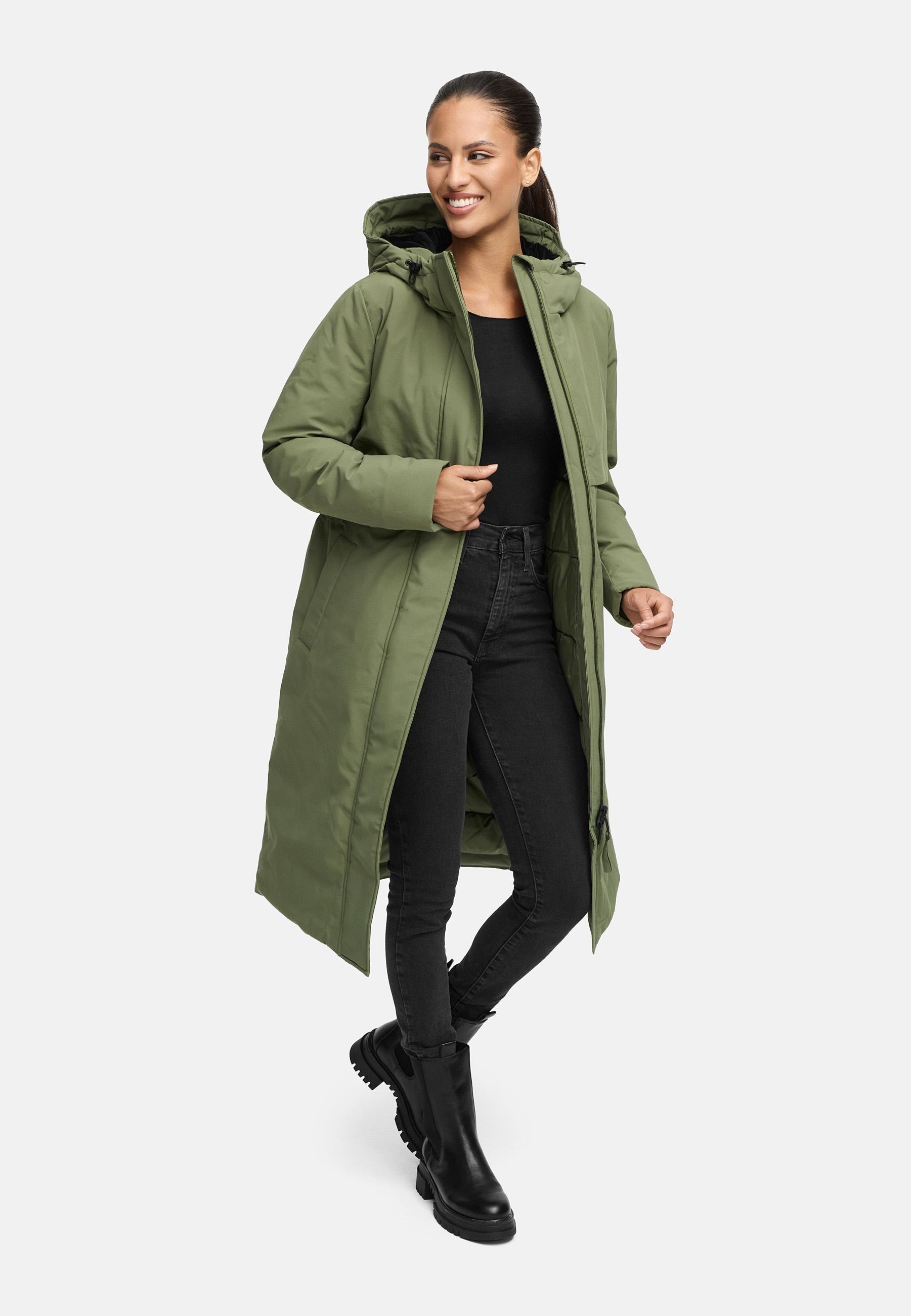Navahoo Wintermantel »Eismelodie 14«, Winter Parka mit Kapuze