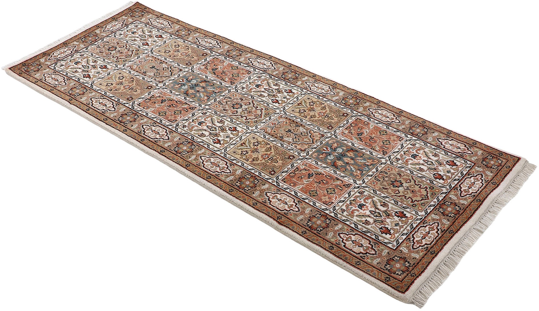 Woven Arts Läufer »Orientteppich Bakhtiar«, rechteckig, 15 mm Höhe, handgeknüpft, Wohnzimmer, reine Wolle