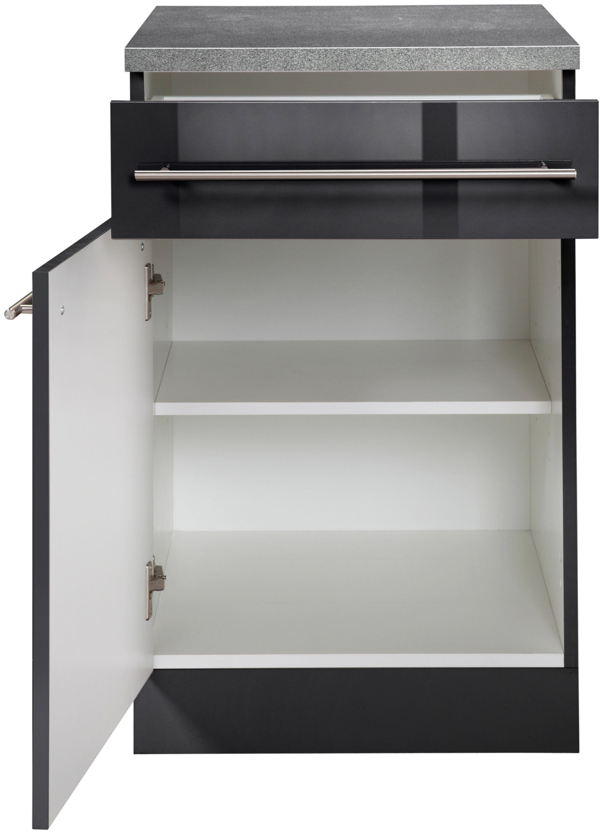 wiho Küchen Unterschrank »Chicago«, 60 cm breit, 1 Schubkasten und 1 Tür