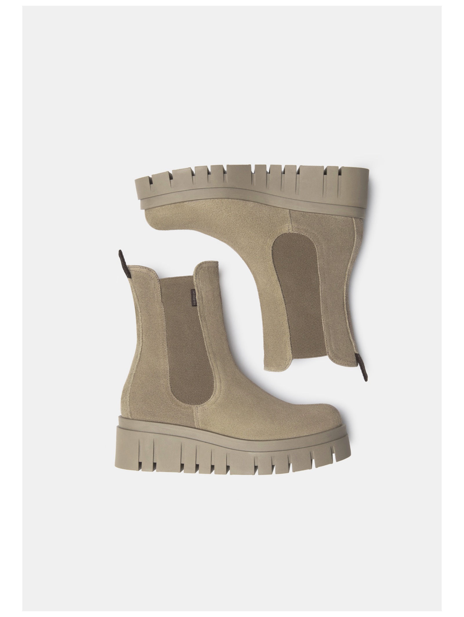 Thumbnail - Nero Giardini Plateaustiefelette "Nero Giardini Stiefelette Veloursleder/Textil"