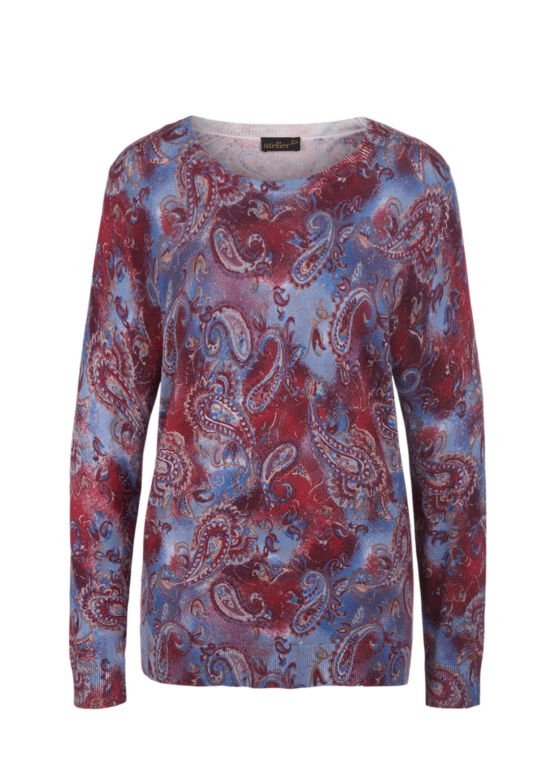 GOLDNER 2-in-1-Pullover "Sportlich-femininer Druckpullover" Hochwertig gedr günstig online kaufen