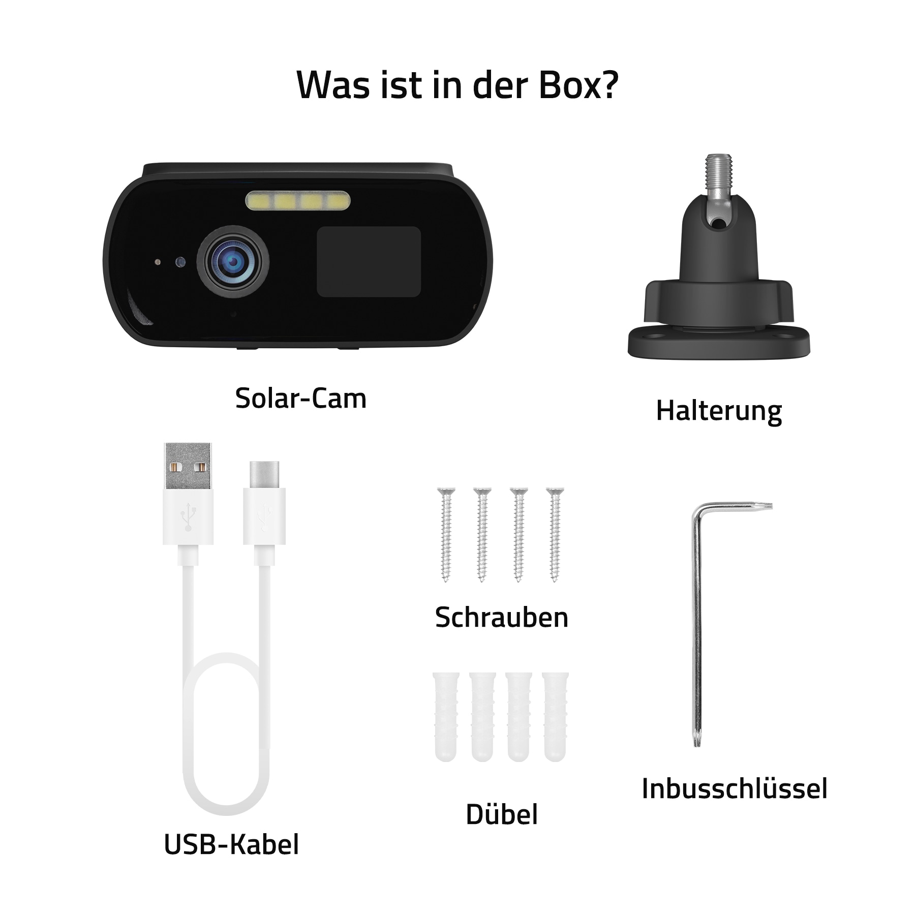 Hombli Überwachungskamera »Smart Solar Cam«, Außenbereich