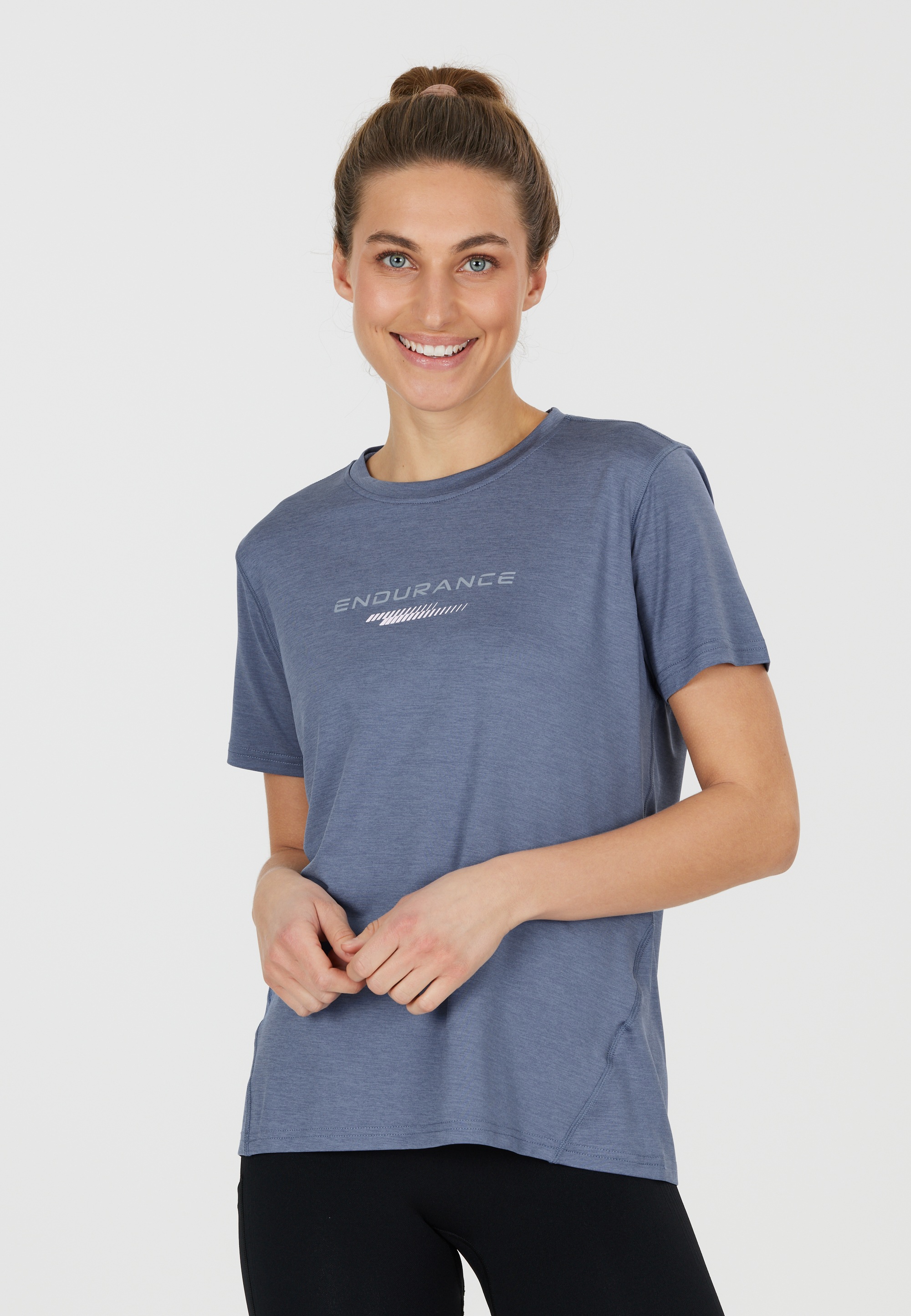 ENDURANCE Funktionsshirt "WANGE MELANGE", mit innovativer QUICK DRY-Technologie