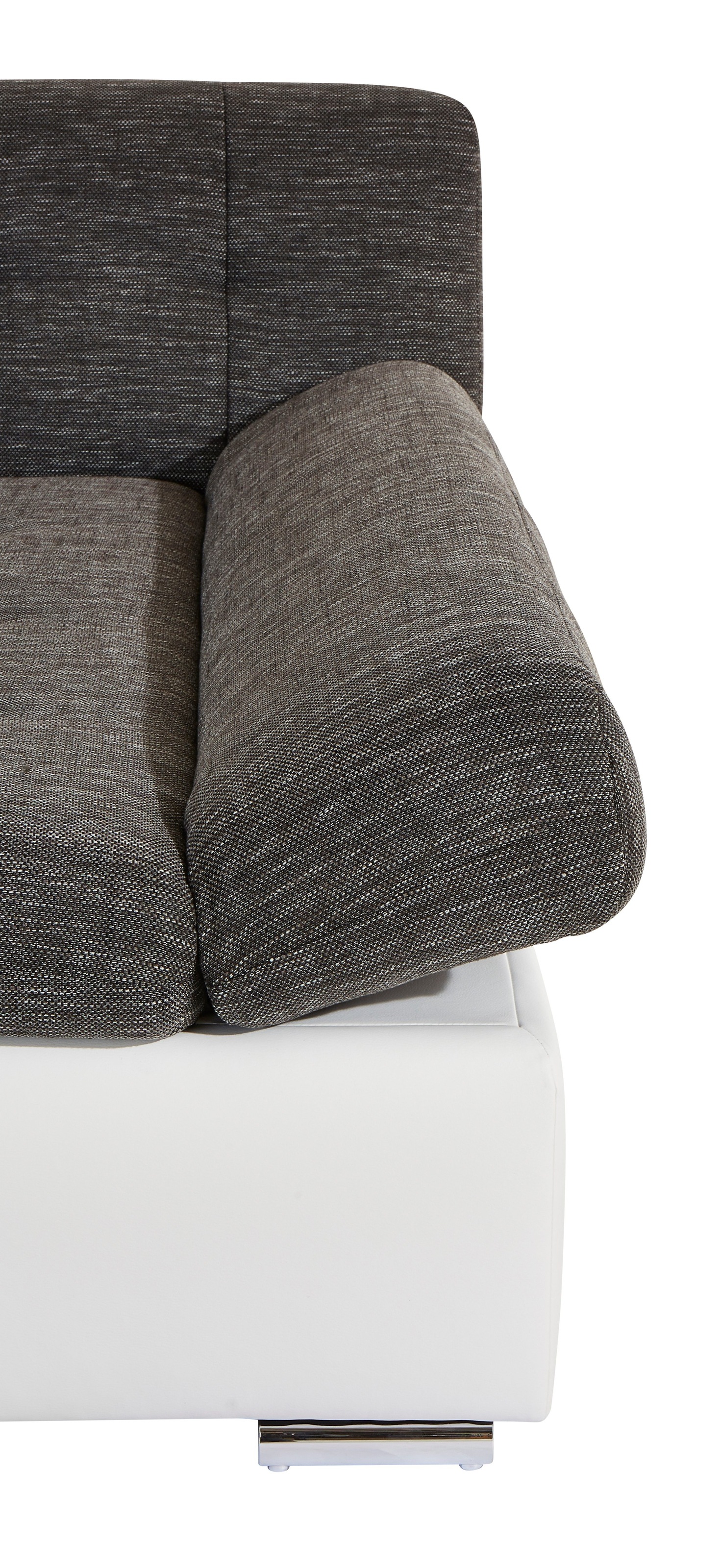 TRENDMANUFAKTUR Wohnlandschaft »Reggae modern und bequem, aktueller Materialmix, U-Form«, inkl. verstellbare Armlehne, wahlweise mit Bettfunktion