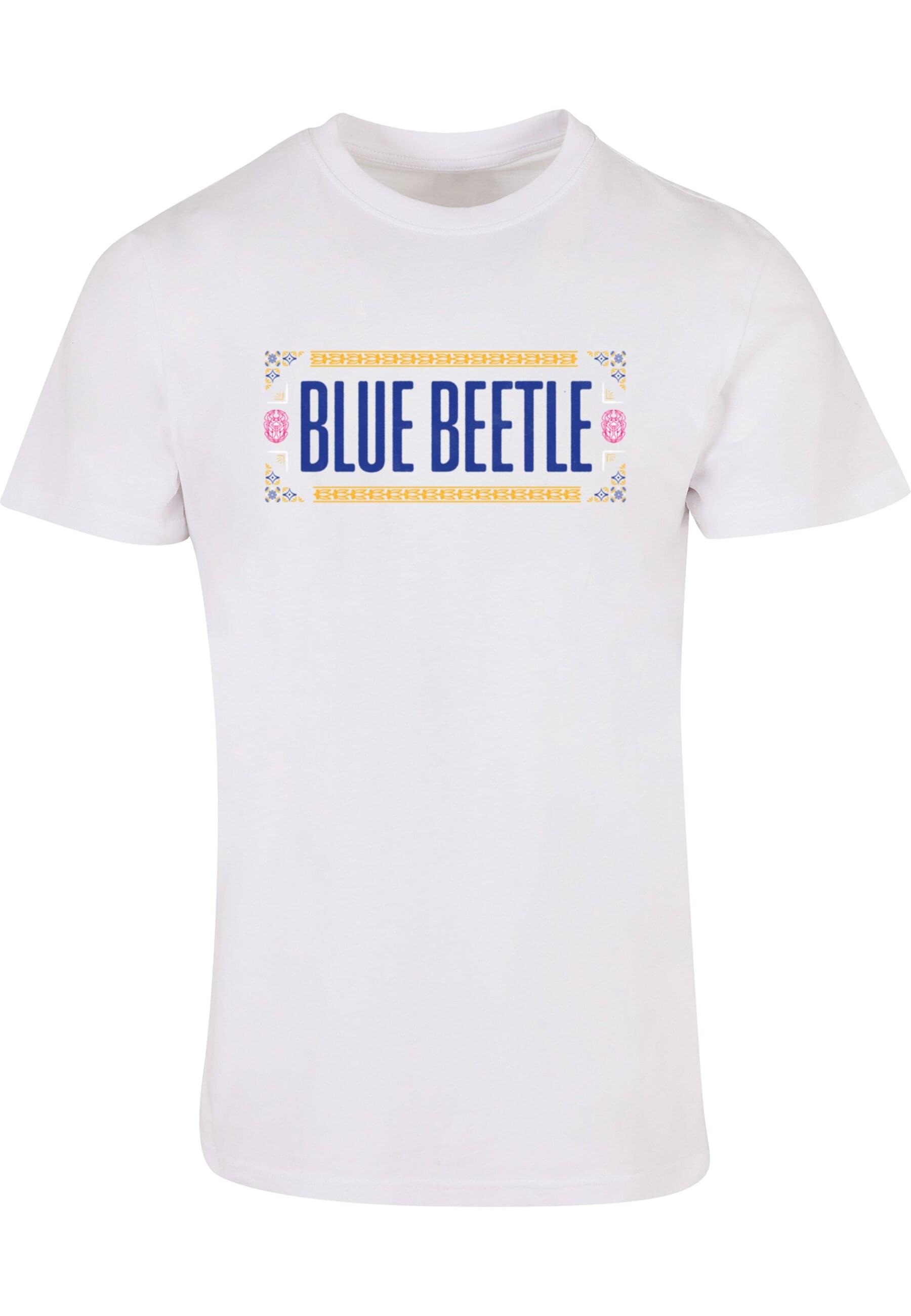 T-Shirt »ABSOLUTE CULT Herren Blue Beetle - Logo Pattern Basic T-Shirt«