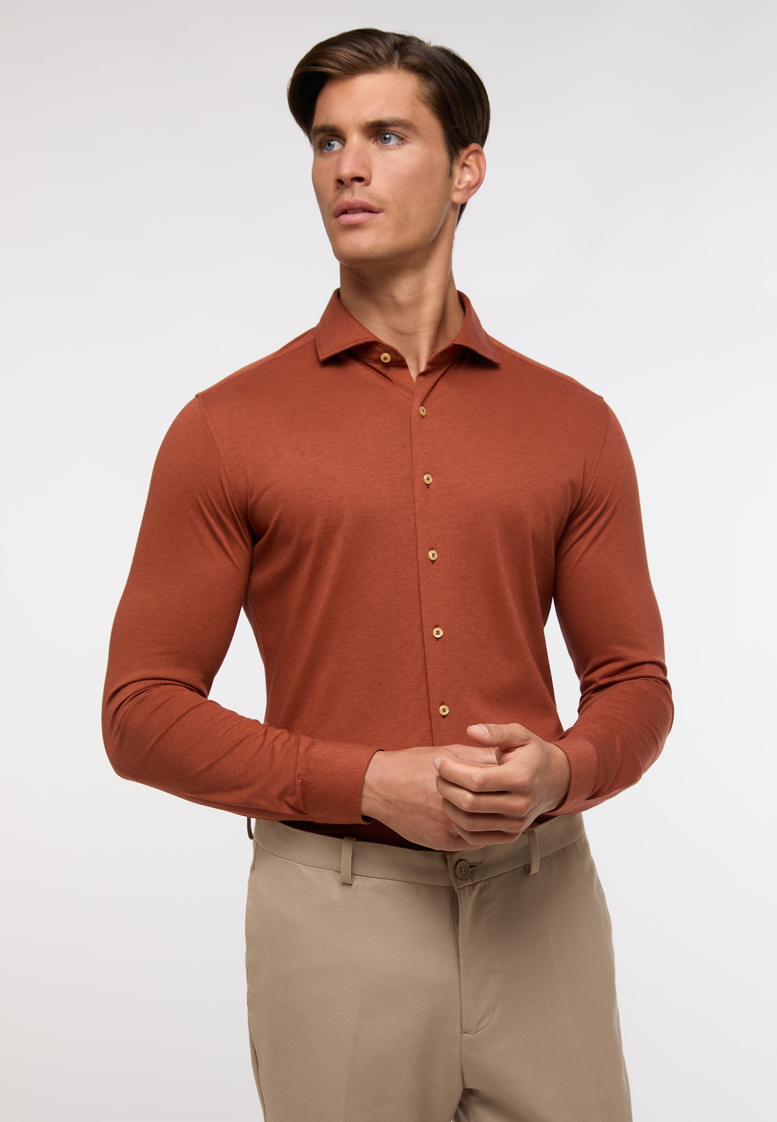 Eterna Langarmhemd »SLIM FIT«