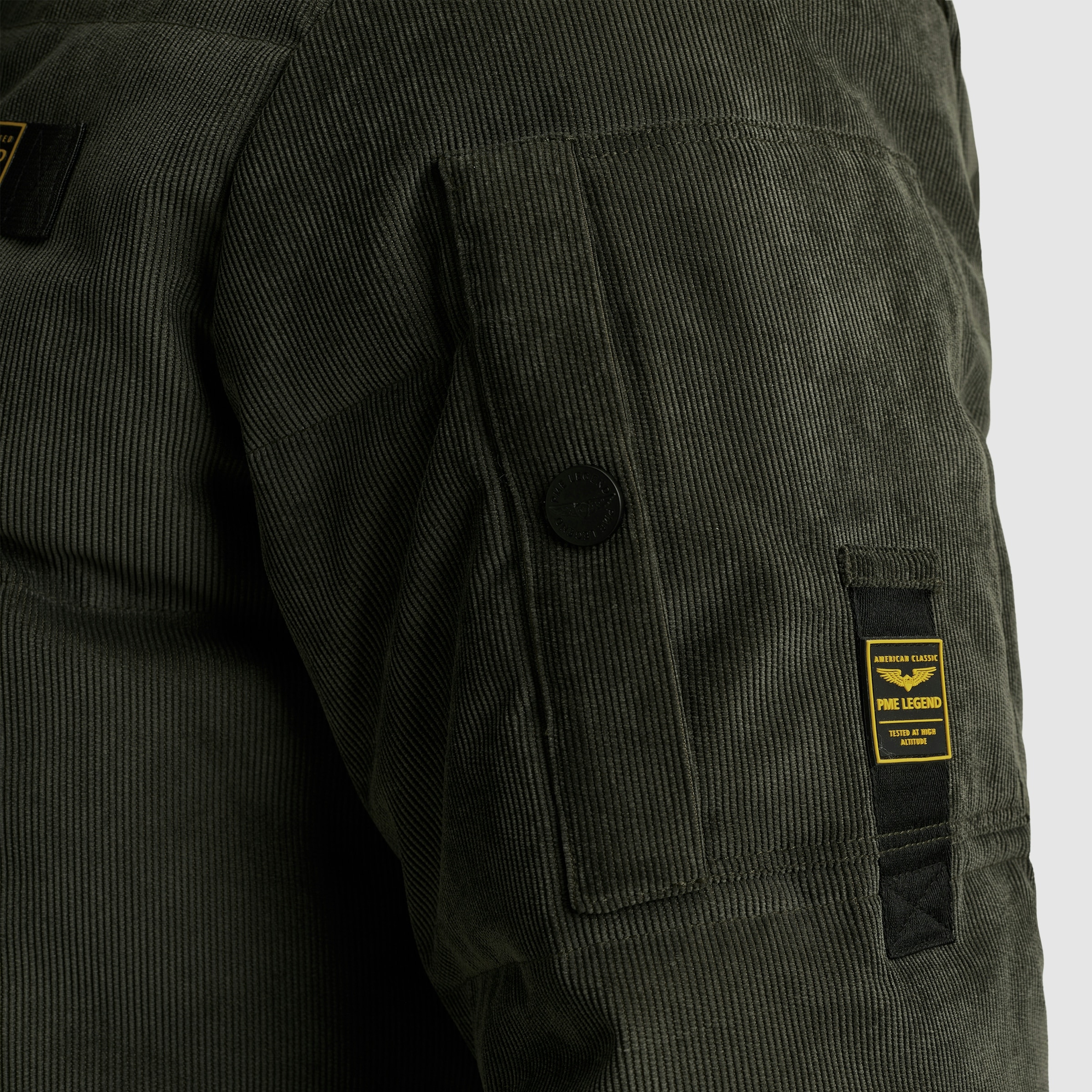 PME LEGEND Cordjacke »GOBBLER«, mit Kapuze, Ärmelabschluss mit Windstopper