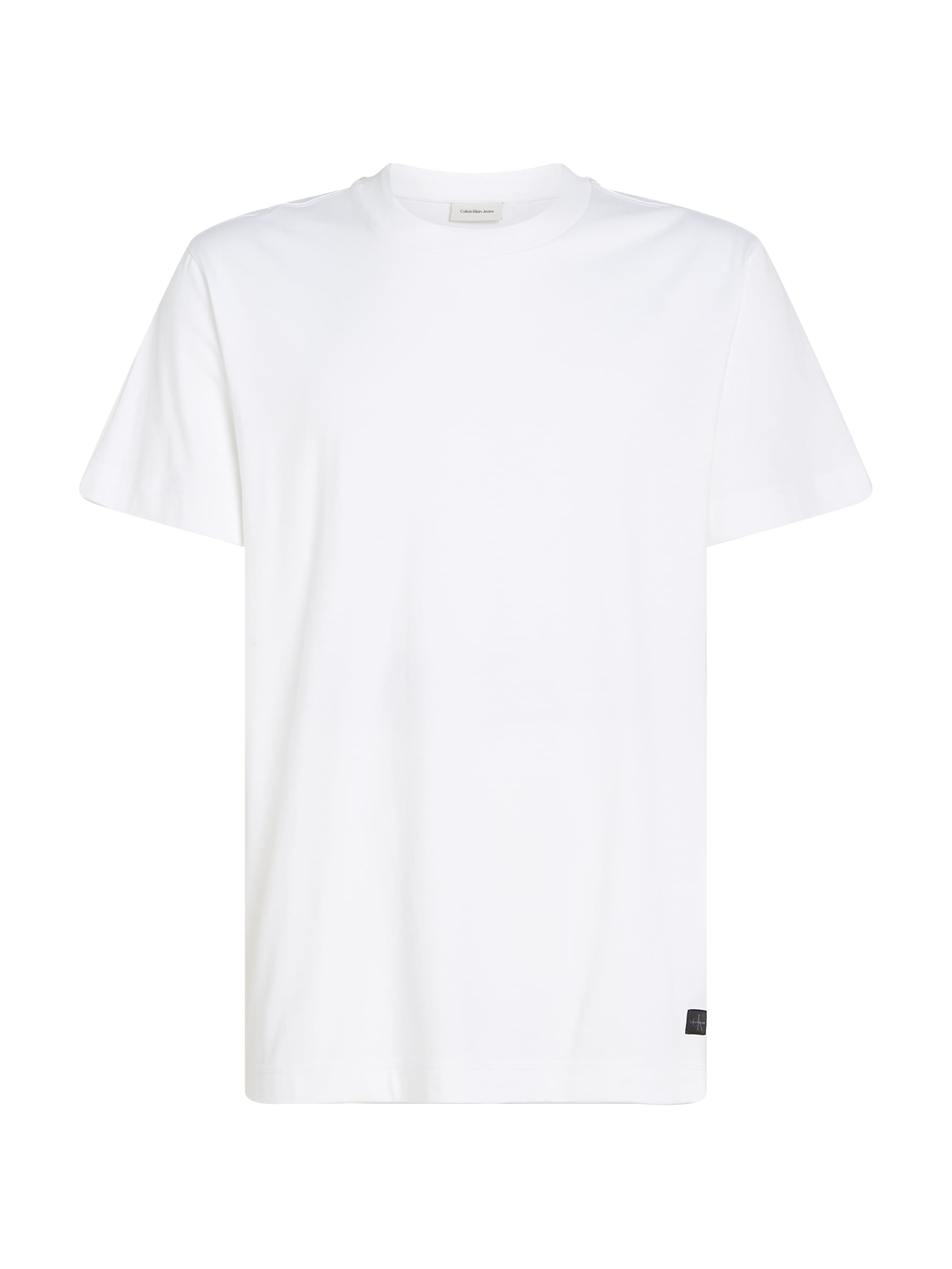 Calvin Klein Jeans Rundhalsshirt »WOVEN LABEL REGULAR TEE«, Logostickerei