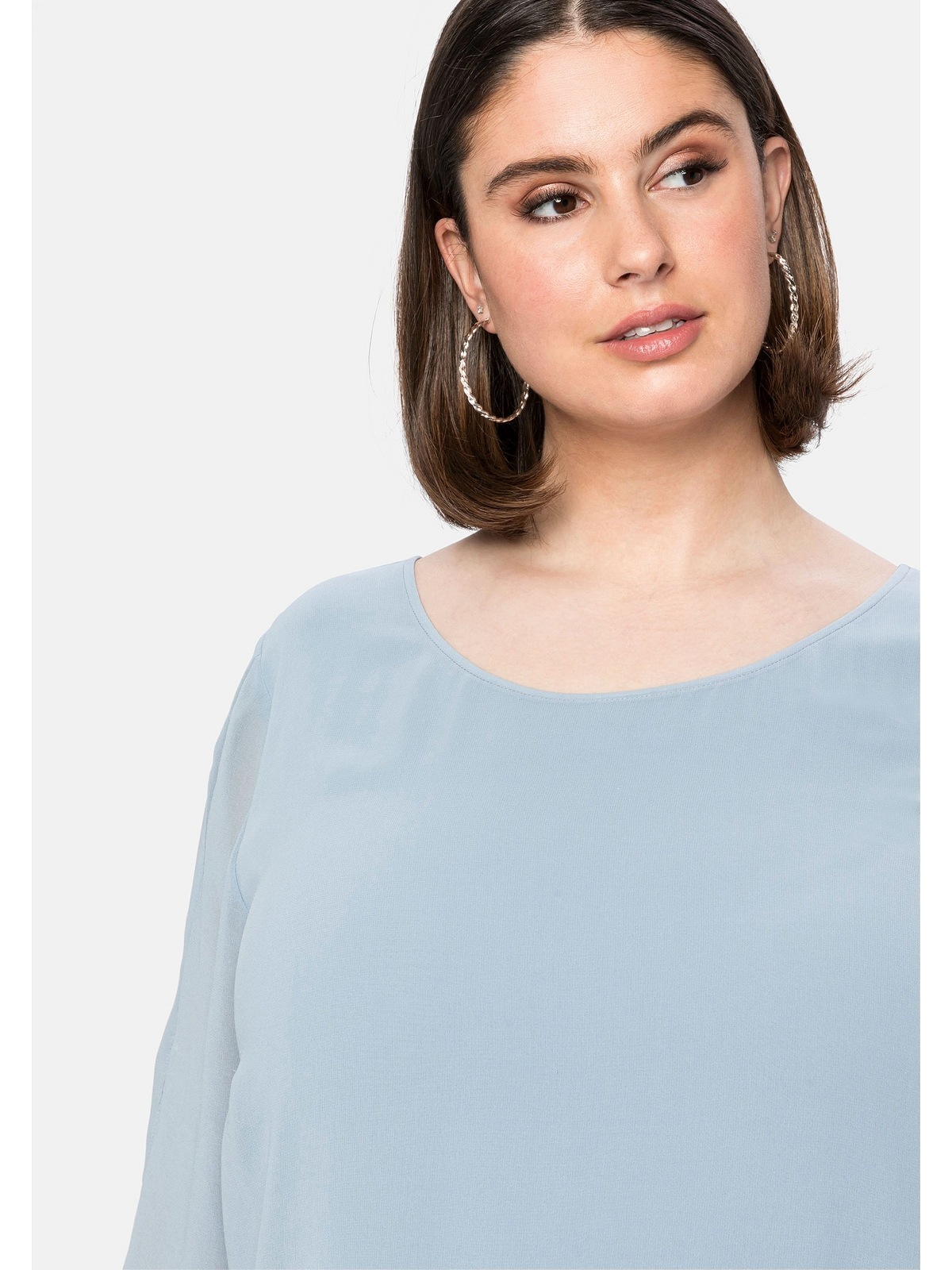 Sheego Tunika »Große Größen«, im Layerlook mit Chiffon