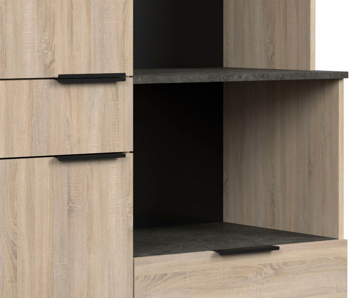 Parisot Schrank-Set »Parisot Fumay 1«, (2 St.), bietet viel Stauraum, praktischer Kabeldurchlaß, variabel stellbar