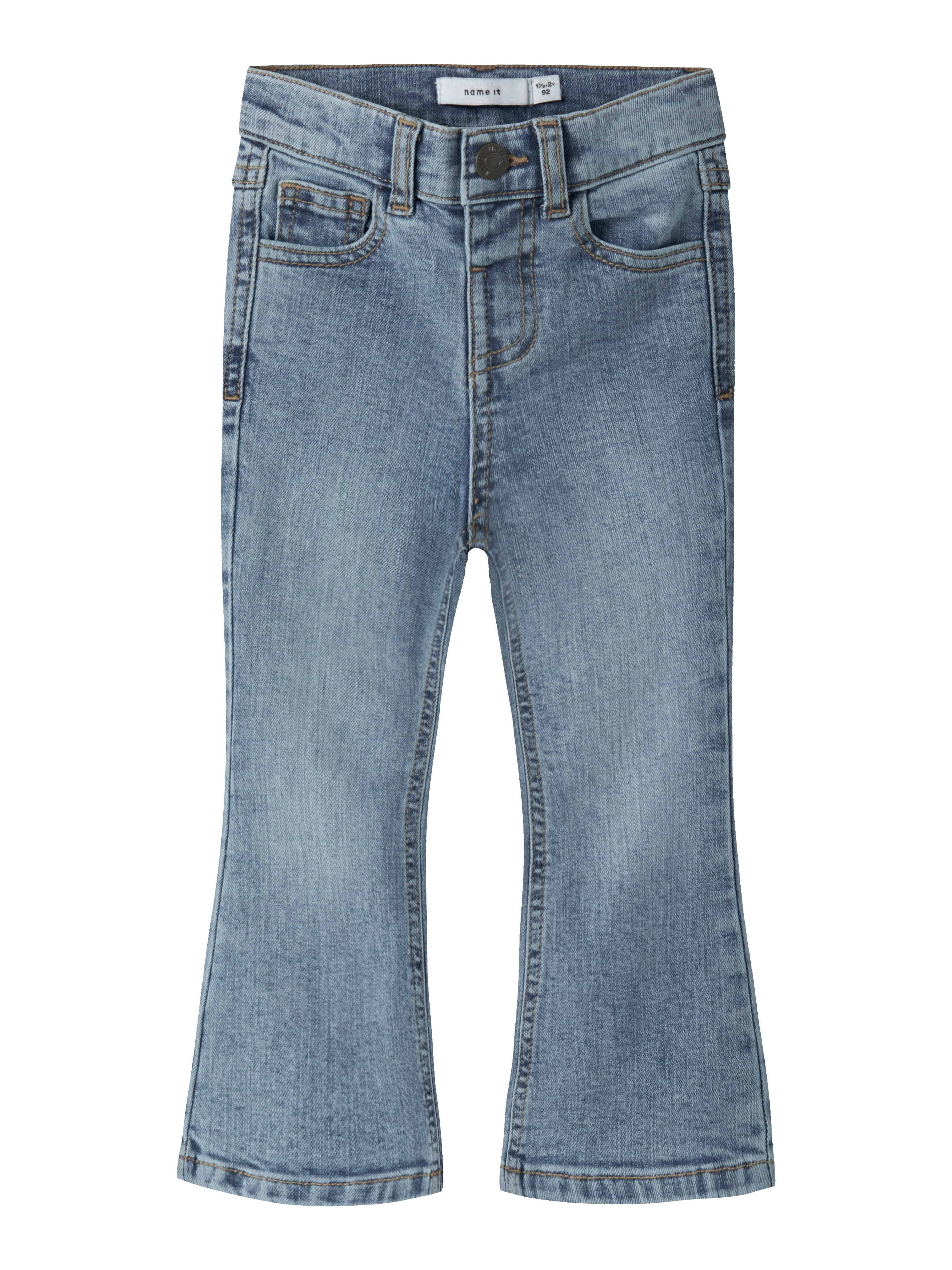 Name It Bootcut-Jeans "NMFPOLLY BOOTCUT JEANS 8809-MD TB" Baumwollmischung, bootcut fit