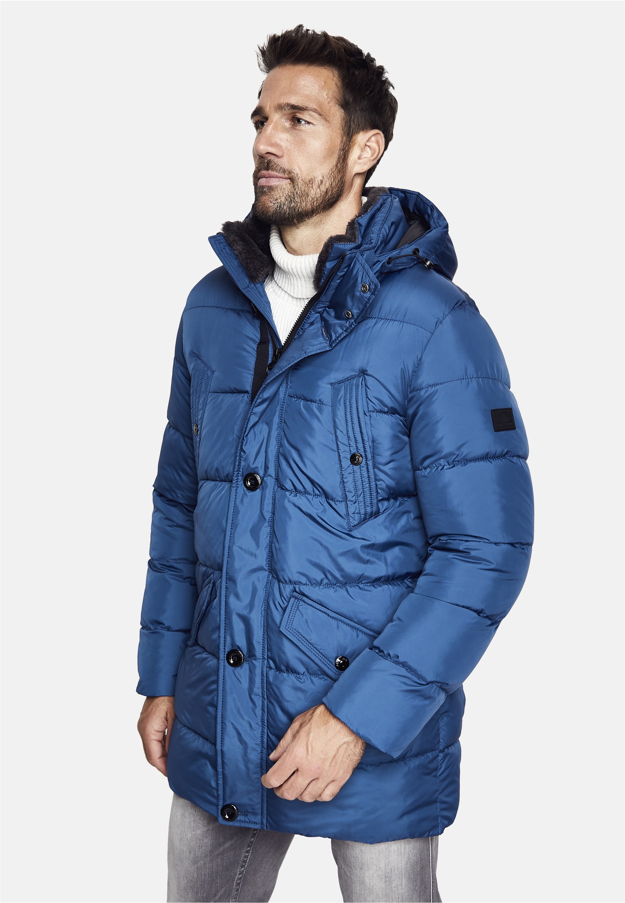 New Canadian Steppjacke mit abnehmbarem Innenkragen