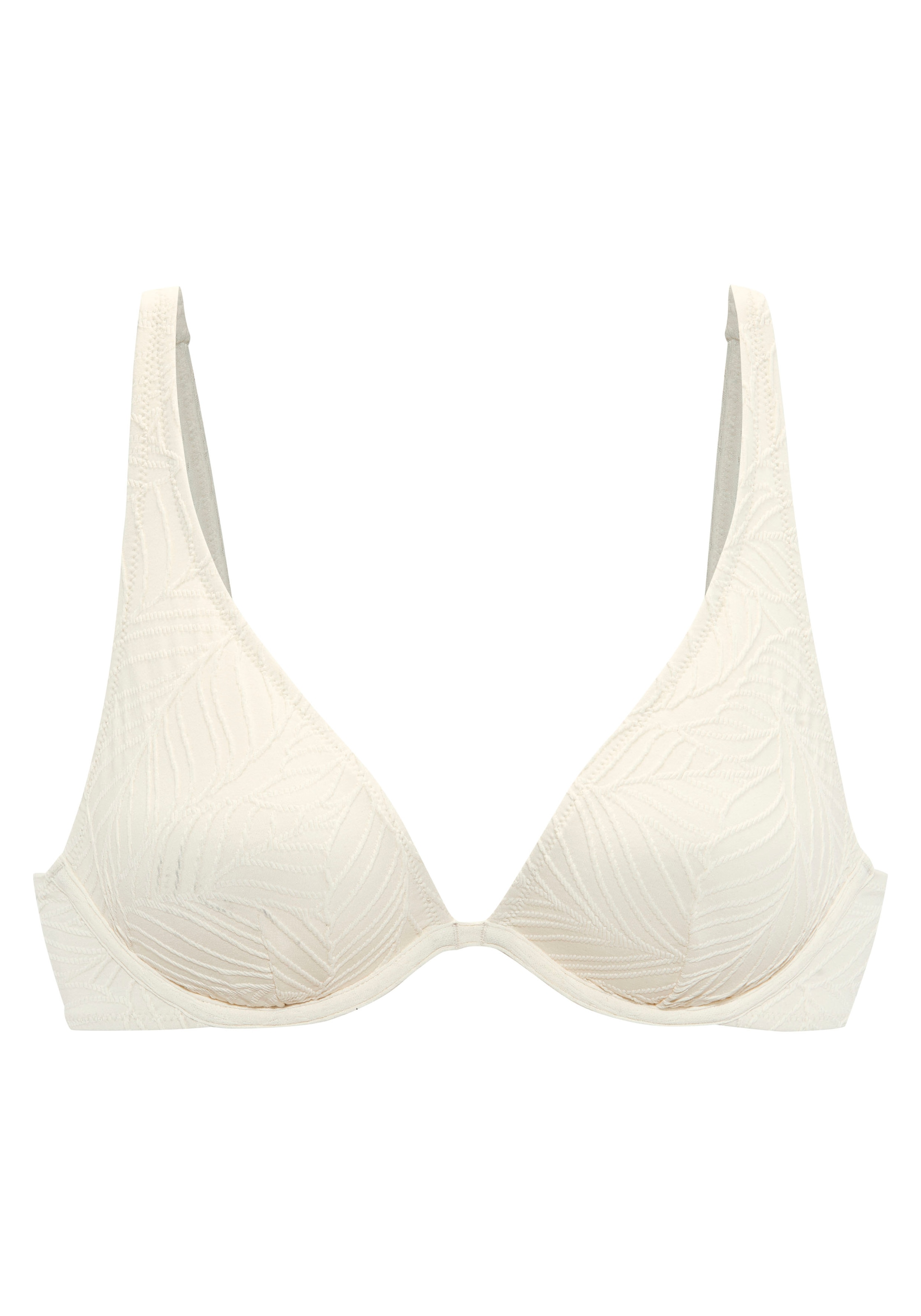 LASCANA Bügel-Bikini-Top "Fay" aus eleganter Strukturware