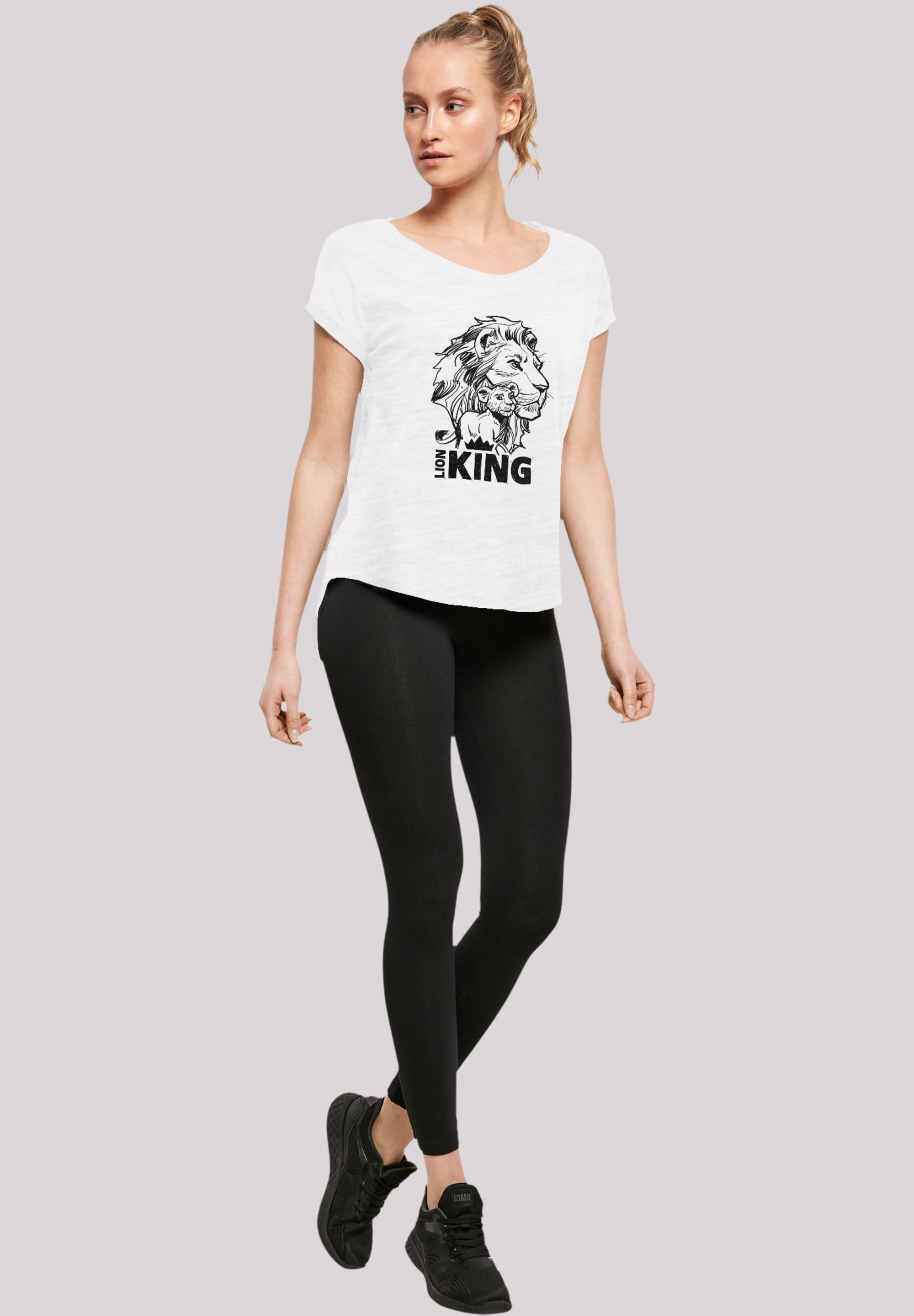 F4NT4STIC T-Shirt »Disney König der Löwen Together white«, Premium Qualität