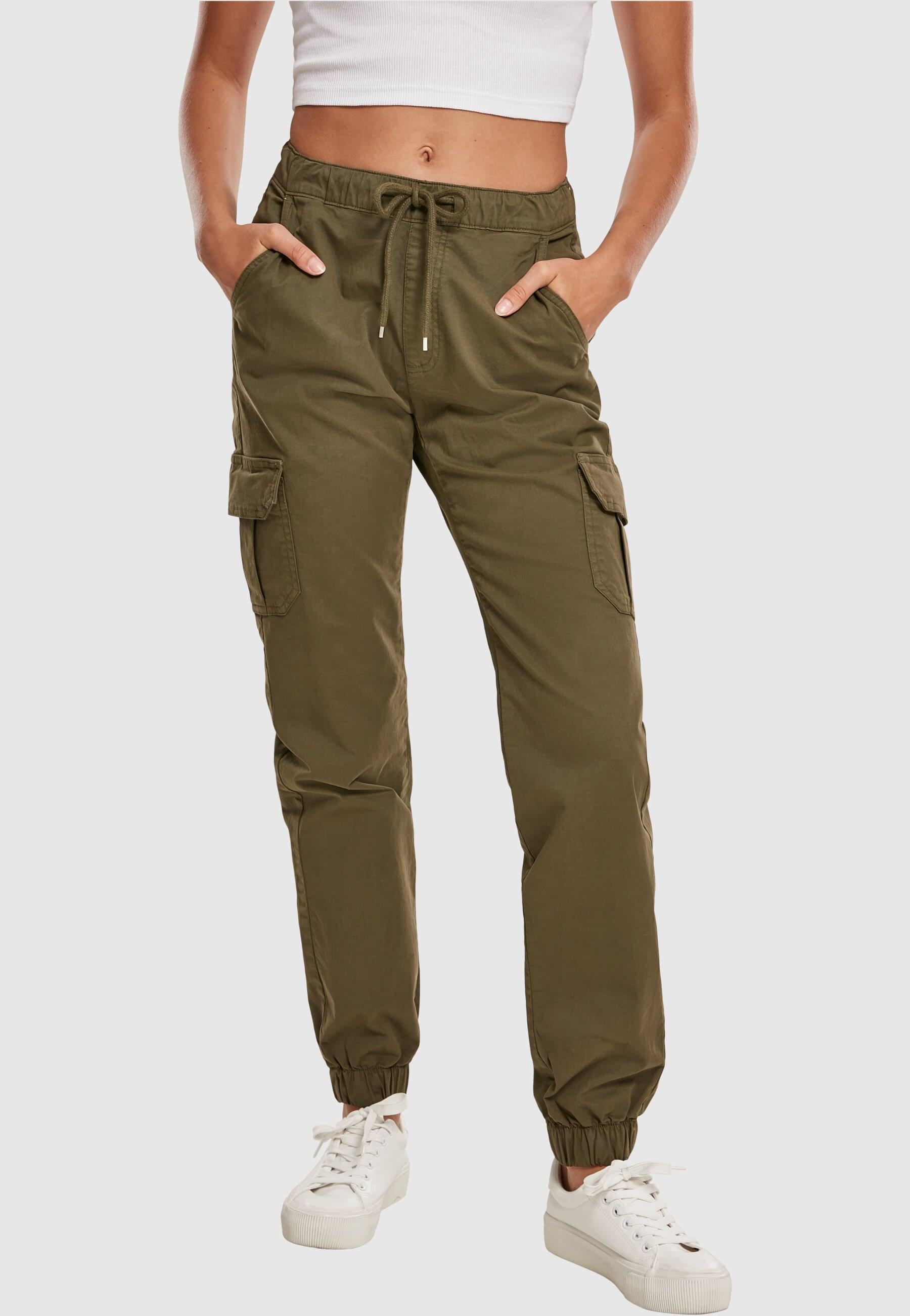 URBAN CLASSICS Cargohose »Damen Ladies (1 Pants«, bestellen tlg.) Jogging Waist Cargo online BAUR High 