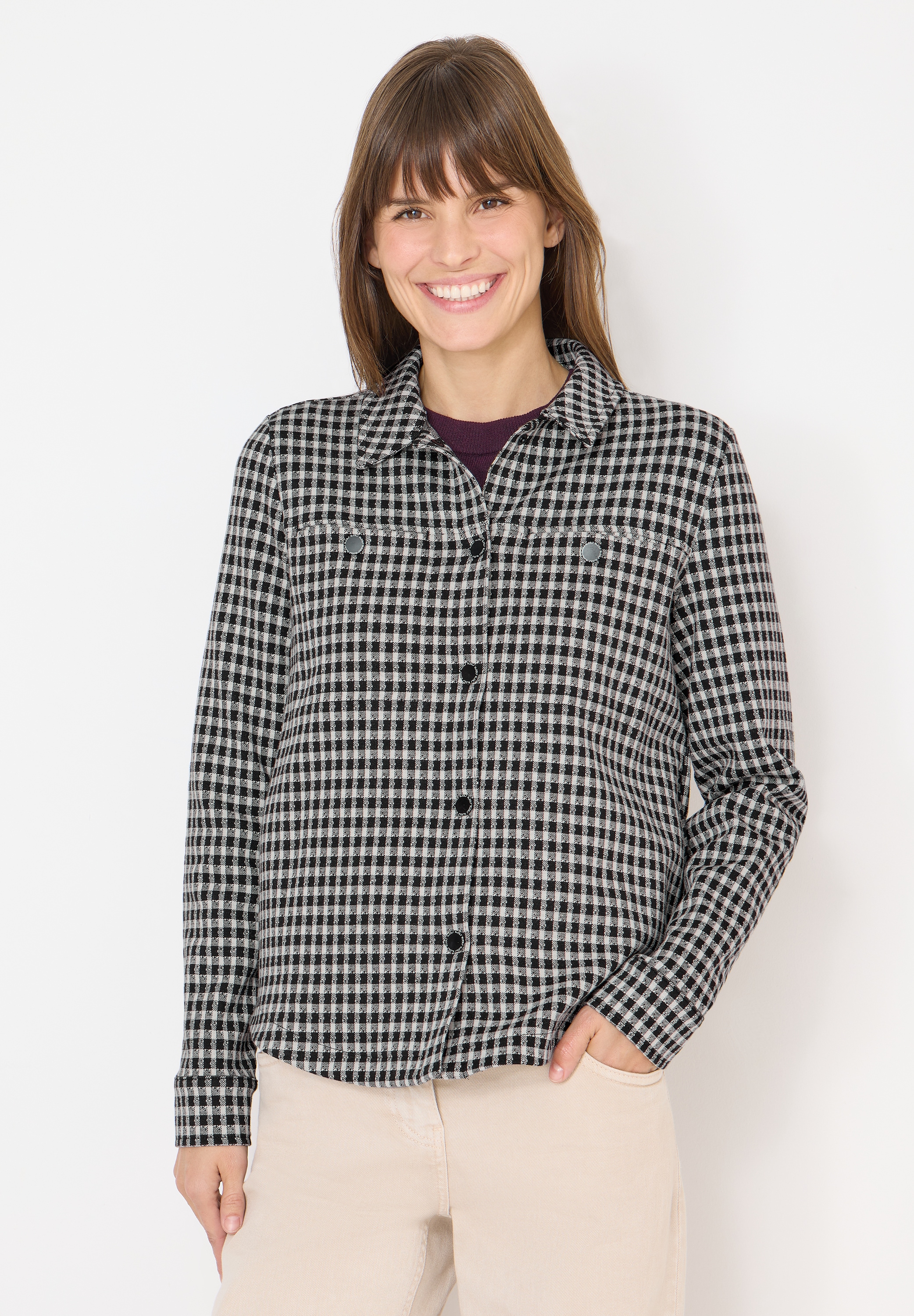 Cecil Kurzjacke ohne Kapuze mit Brusttaschen günstig online kaufen