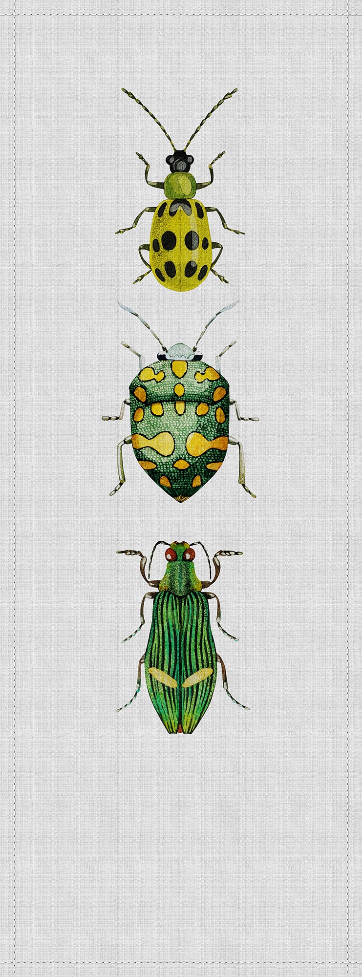 LIVING WALLS Fototapete "Walls by Patel Buzz Panels 4", B/L: 1mm x 2,7mm, gelb, Tapeten, Vlies, Wand, Schräge