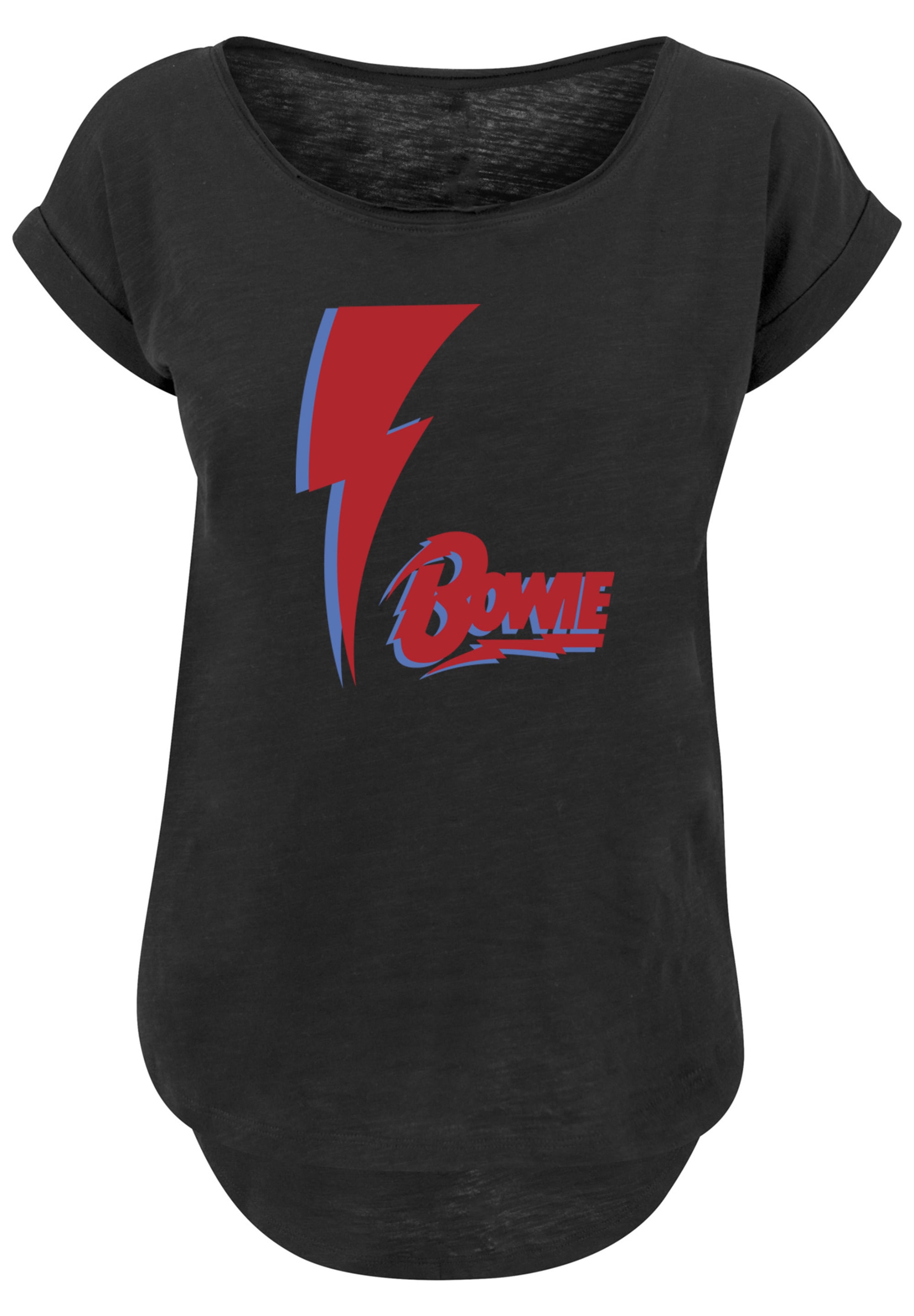 F4NT4STIC T-Shirt »David Bowie Red Bolt«, Print