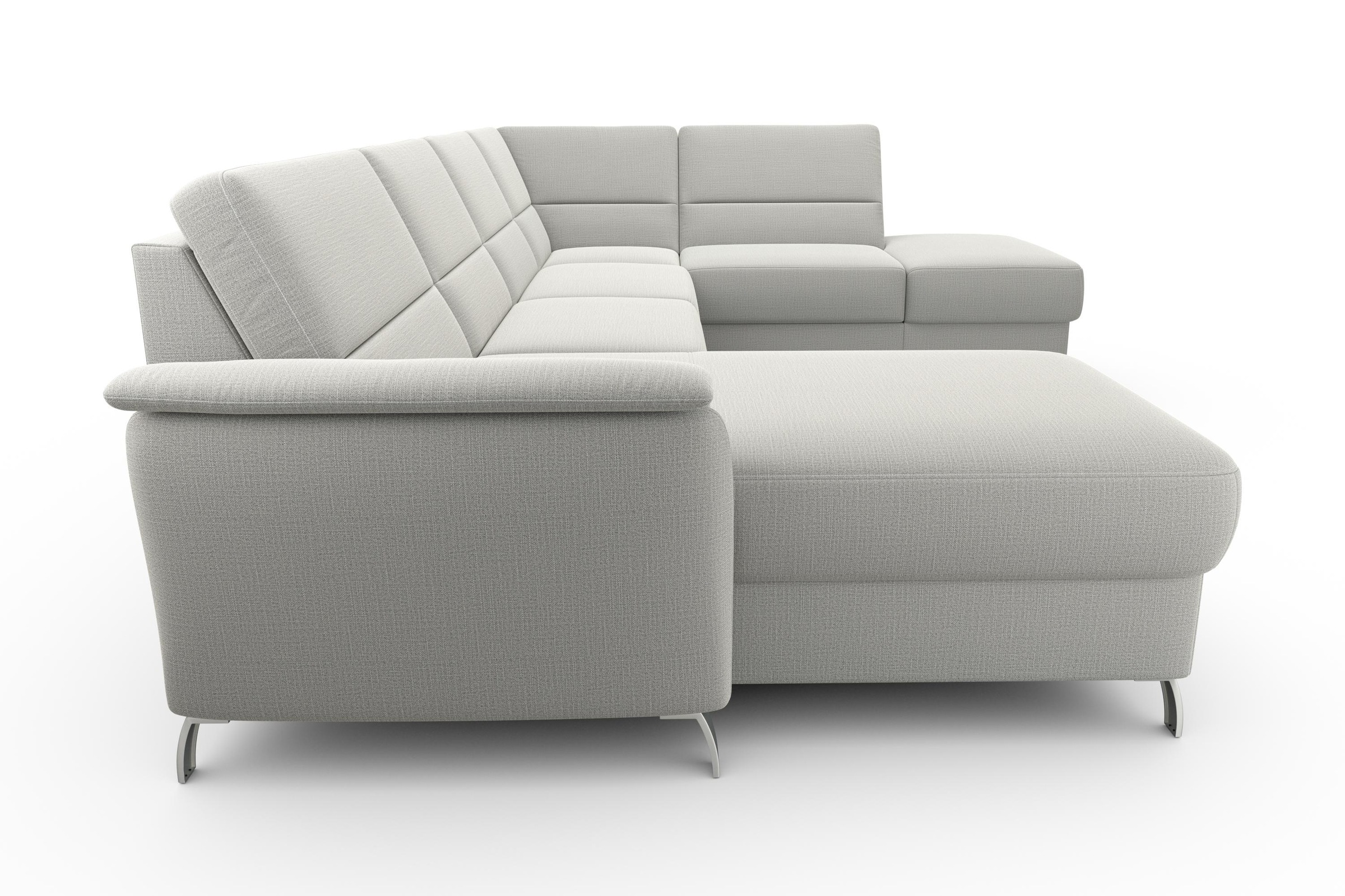 sit&more Wohnlandschaft »Palmera U-Form, B: 308 cm« optional Bettfunktion & Bettkasten, Federkern