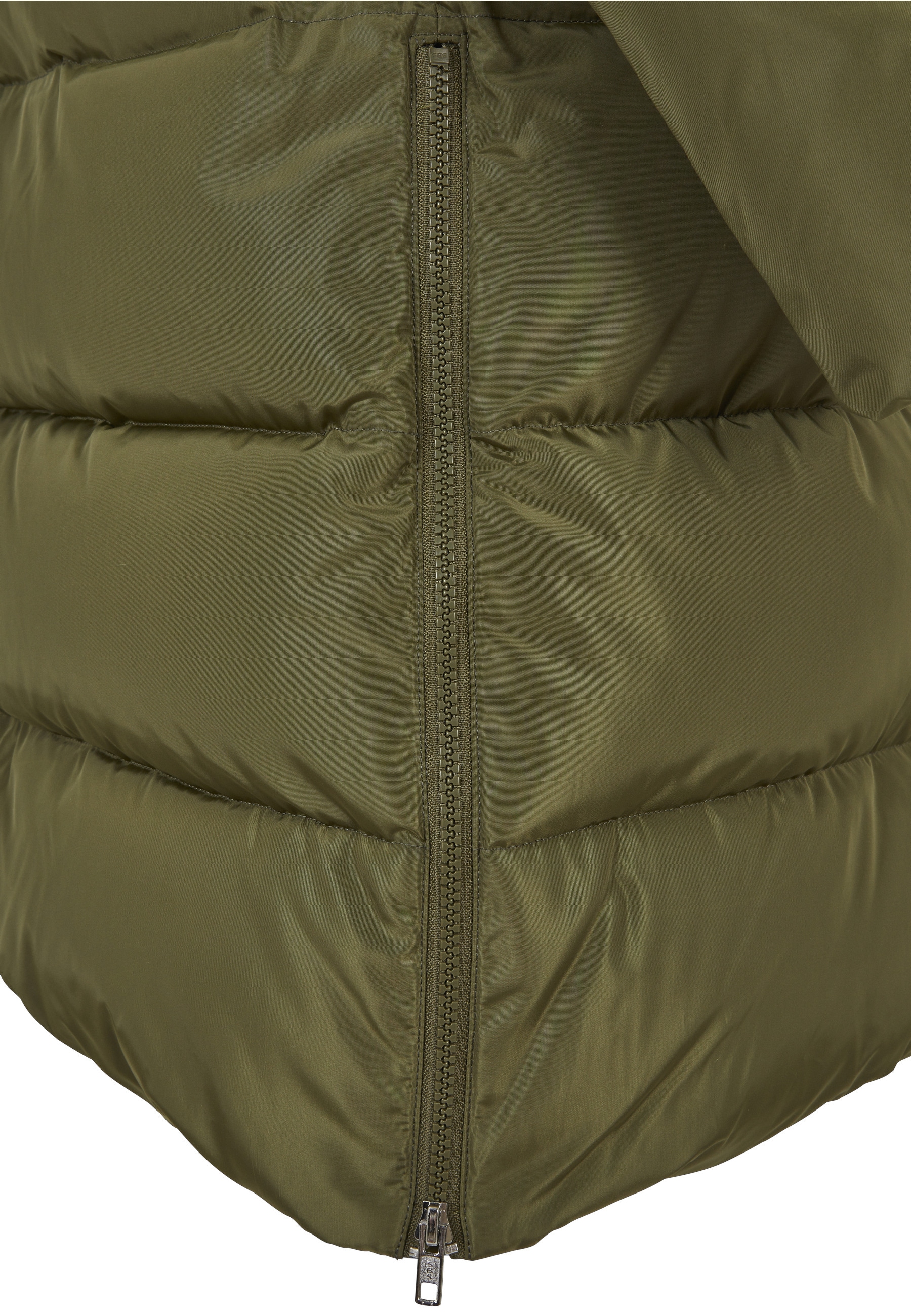 URBAN CLASSICS Winterjacke »Urban Classics Damen Ladies High Neck Puffer Coat« 1 Stk. tlg. ohne Kapuze