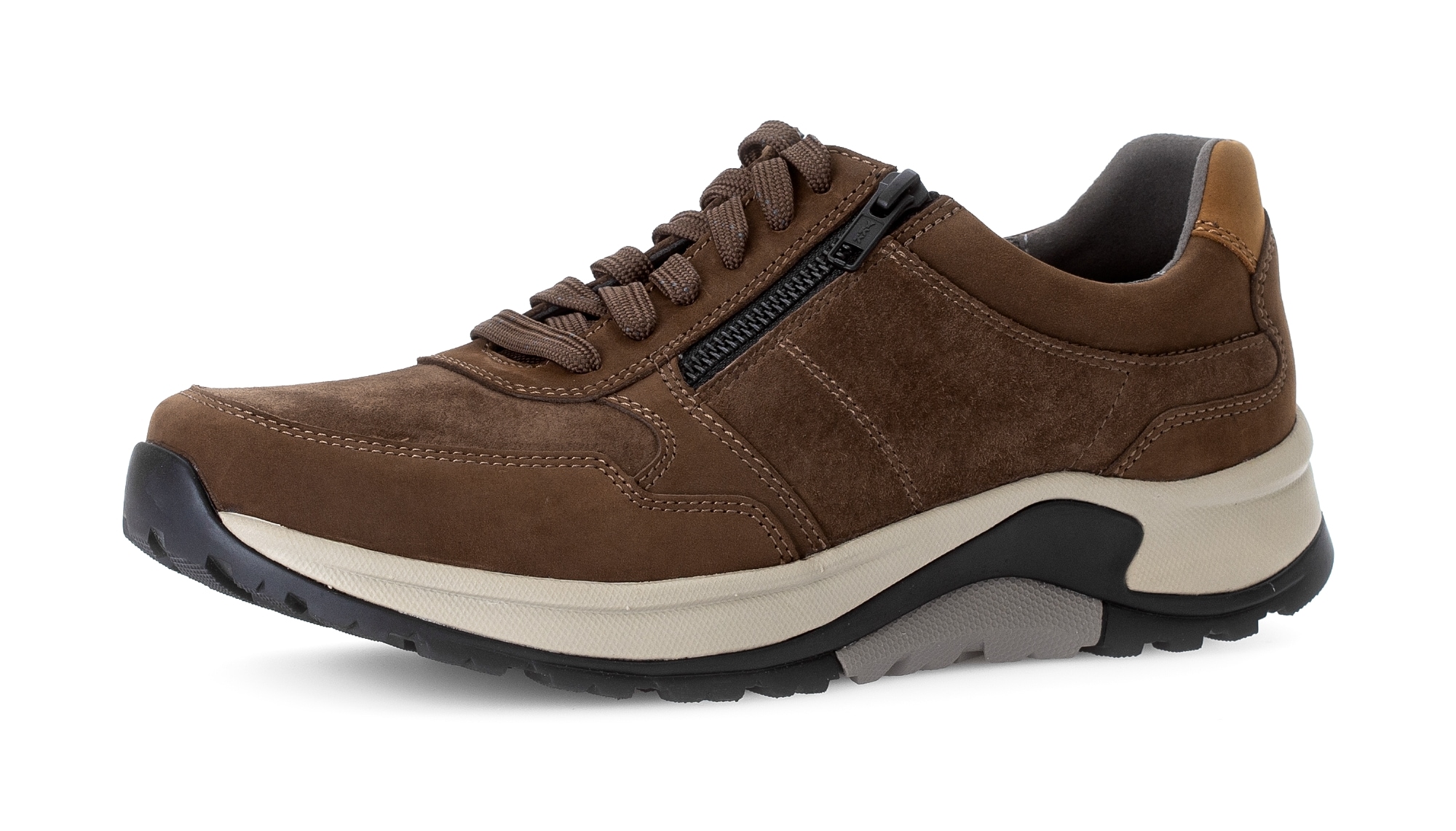 Gabor Rollingsoft Keilsneaker, Komfortschuh, Schnürschuh, Halbschuh in Weit günstig online kaufen