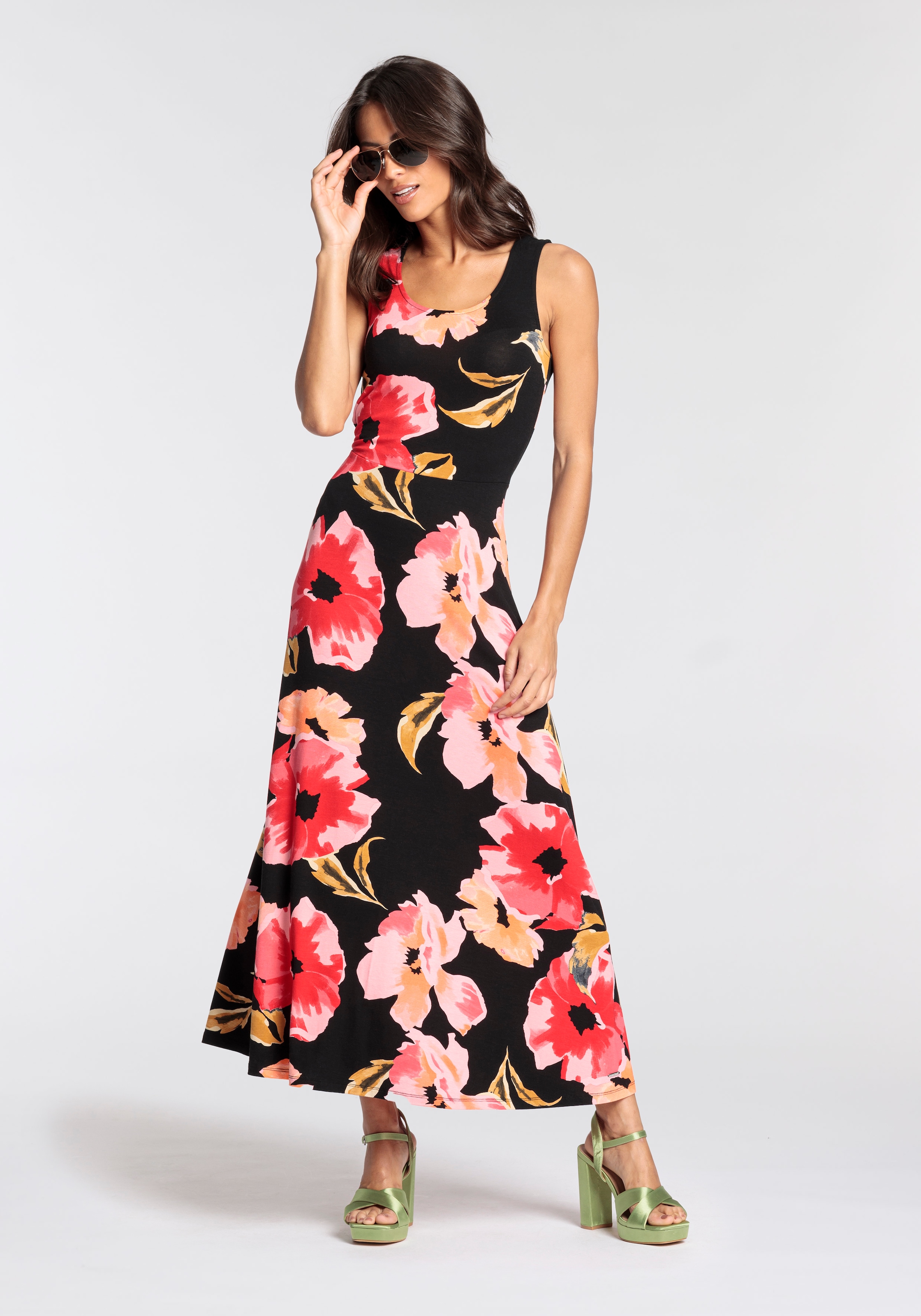 Laura Scott Sommerkleid, mit floralem Print - NEUE KOLLEKTION