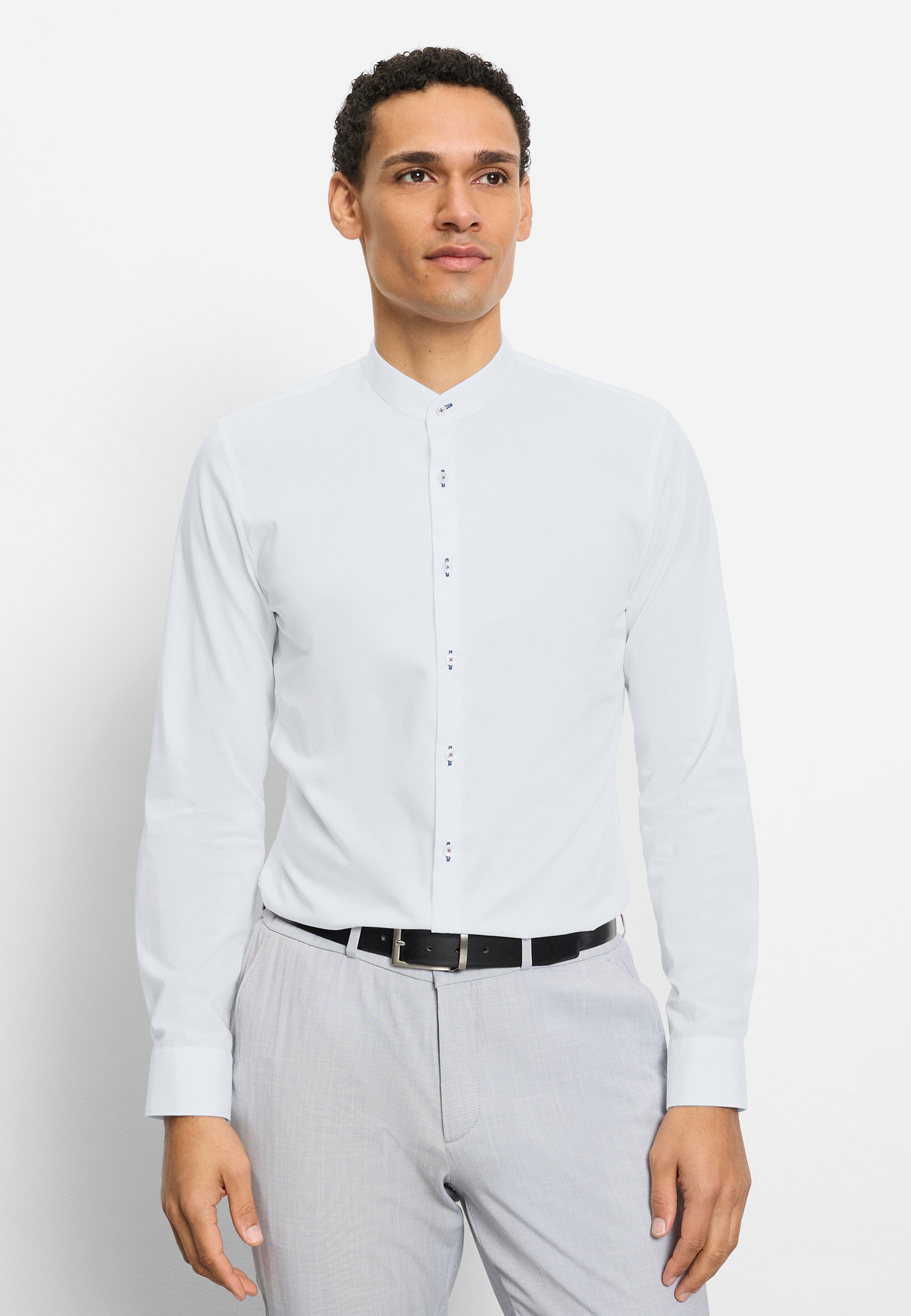 OLYMP Businesshemd "OLYMP No. Six, super slim, Stehkragen" günstig online kaufen