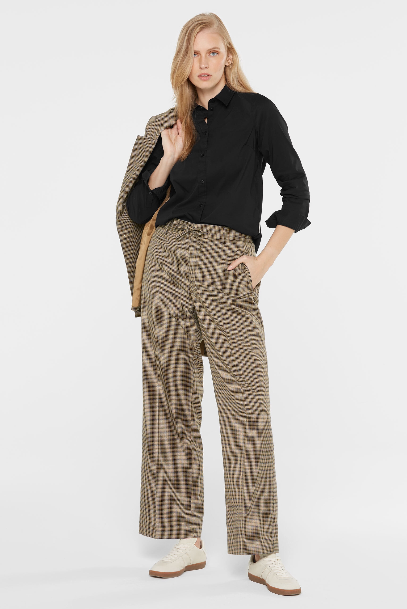 SENSES.THE LABEL Langarmbluse, mit Baumwolle