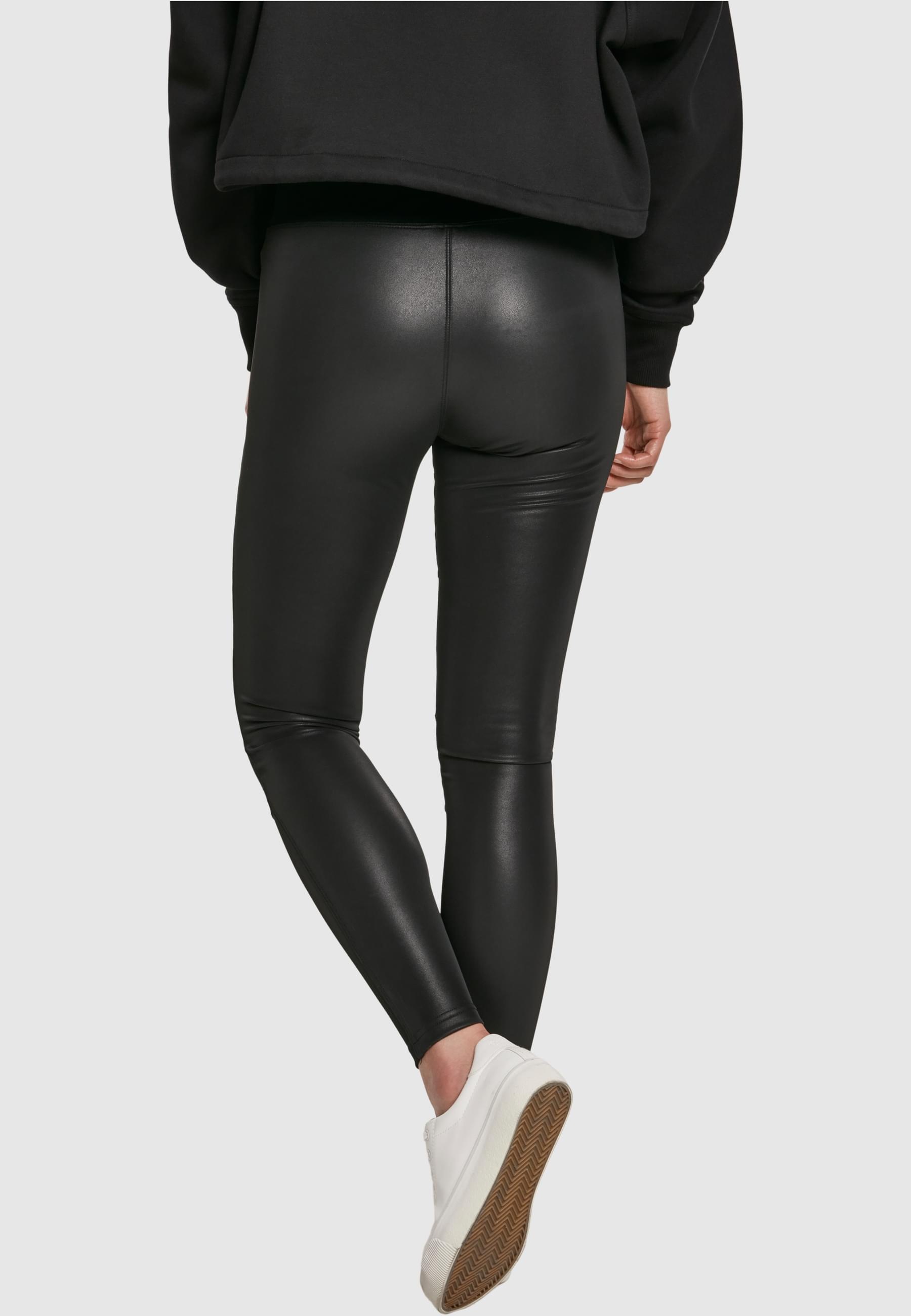 URBAN CLASSICS Leggings »Urban Classics Damen Ladies Fake Leather Tech Leggings«, (1 tlg.)