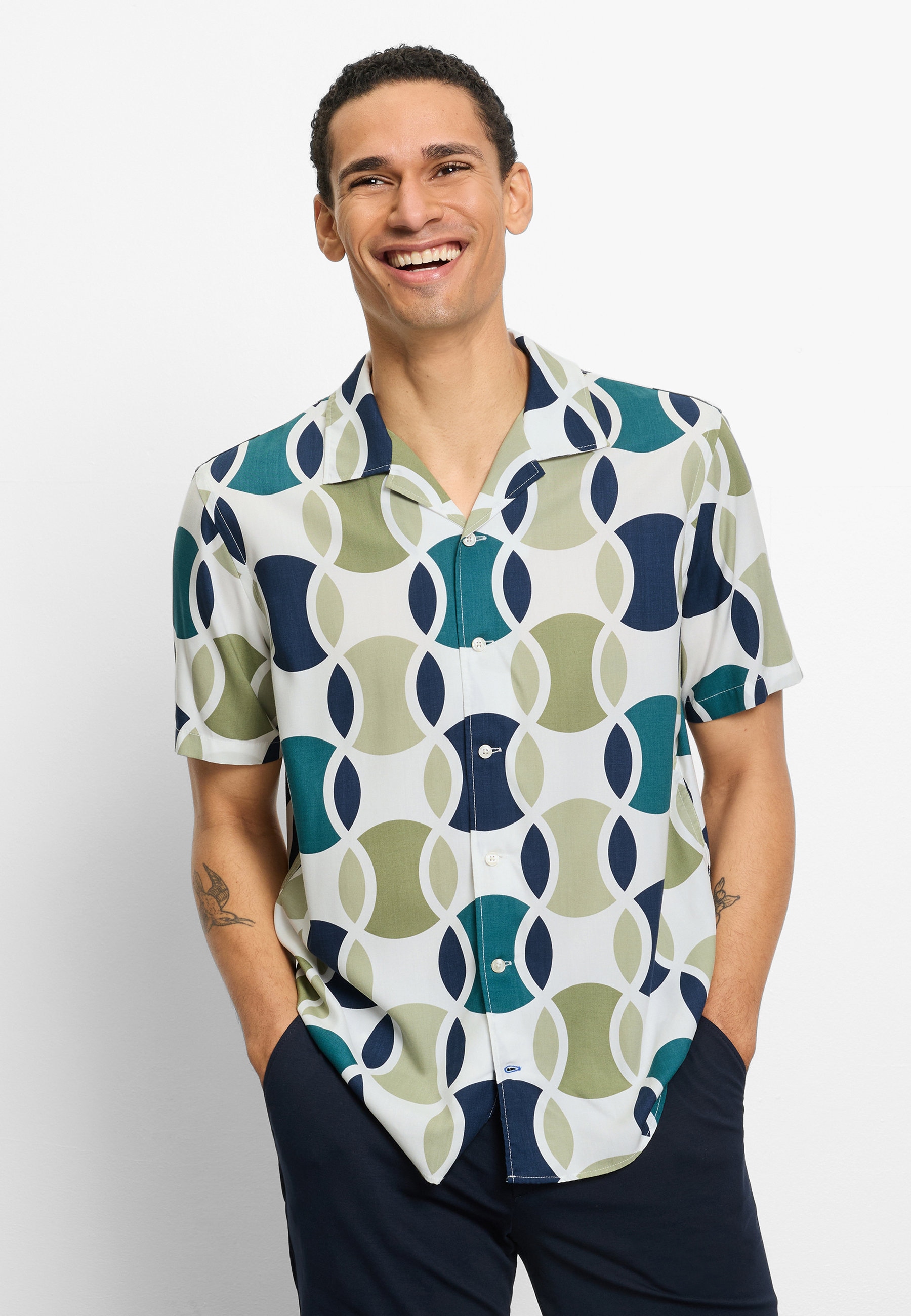 OLYMP Langarmhemd "OLYMP Casual, regular fit, Reverskragen" günstig online kaufen