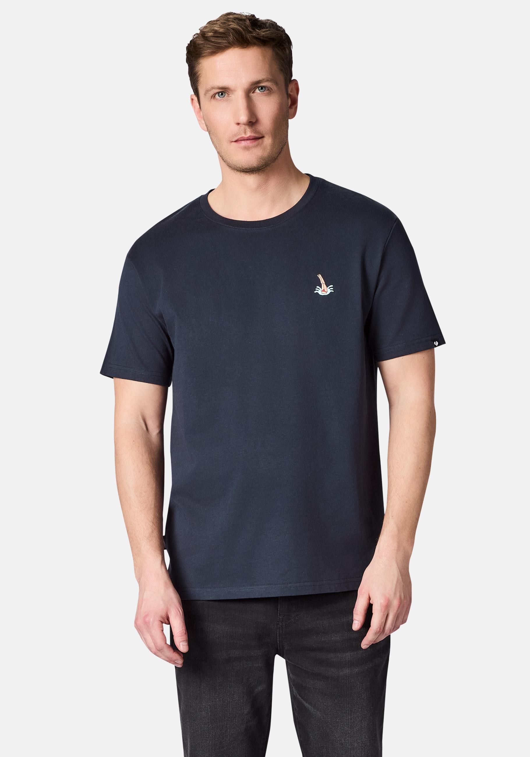 Ragwear T-Shirt "Samms A Gots YOUMODO" Kurzärmliges Shirt mit Schwimmer-Stickerei