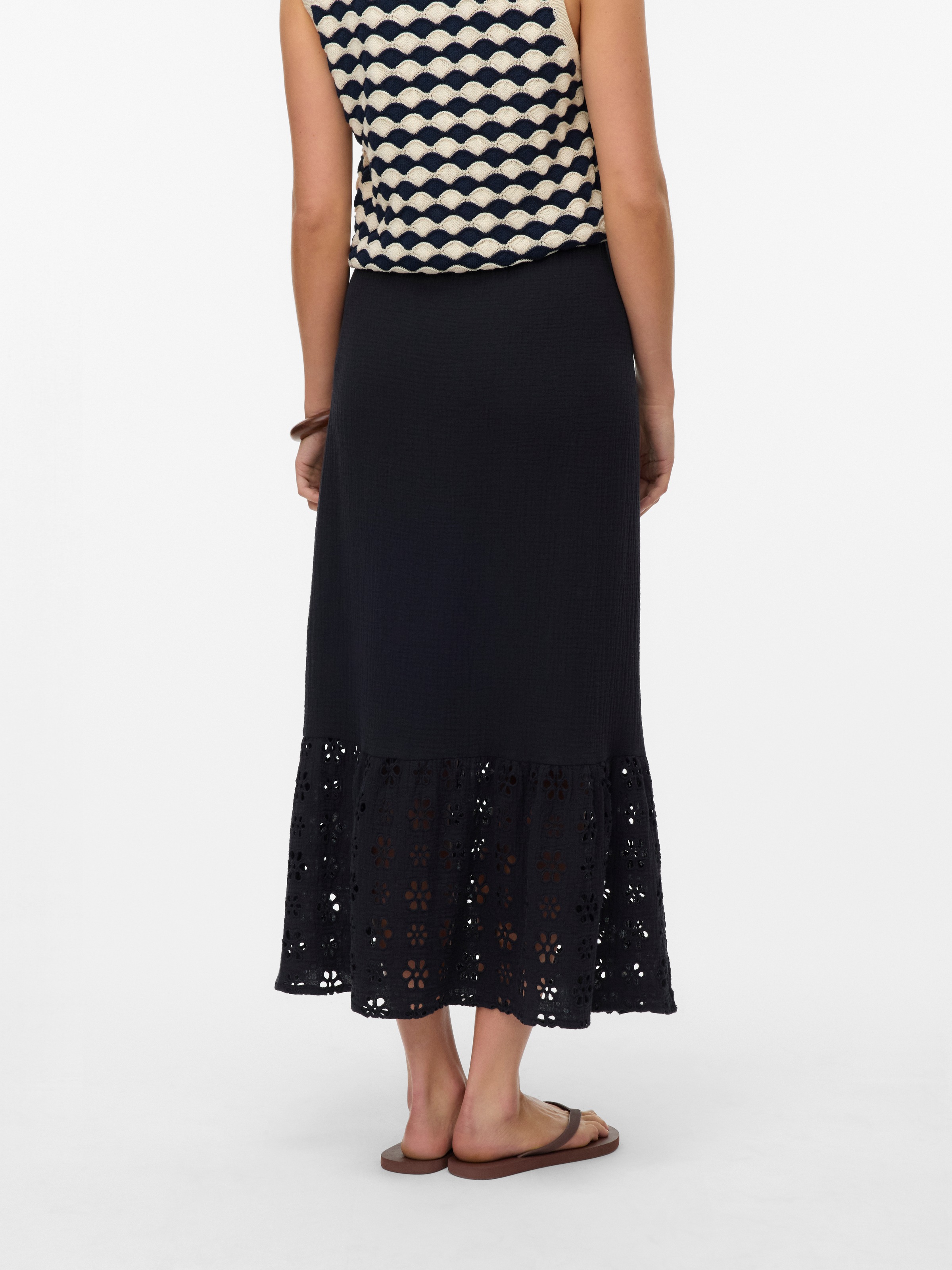 Vero Moda Maxirock "VMNATALI HW ANCLE SKIRT WVN GA" günstig online kaufen