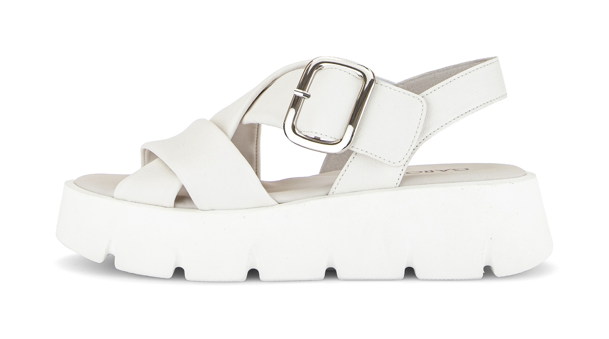 Gabor Keilsandalette, Plateau, Sommerschuh, Riemchensandale mit Kreuzbandag günstig online kaufen