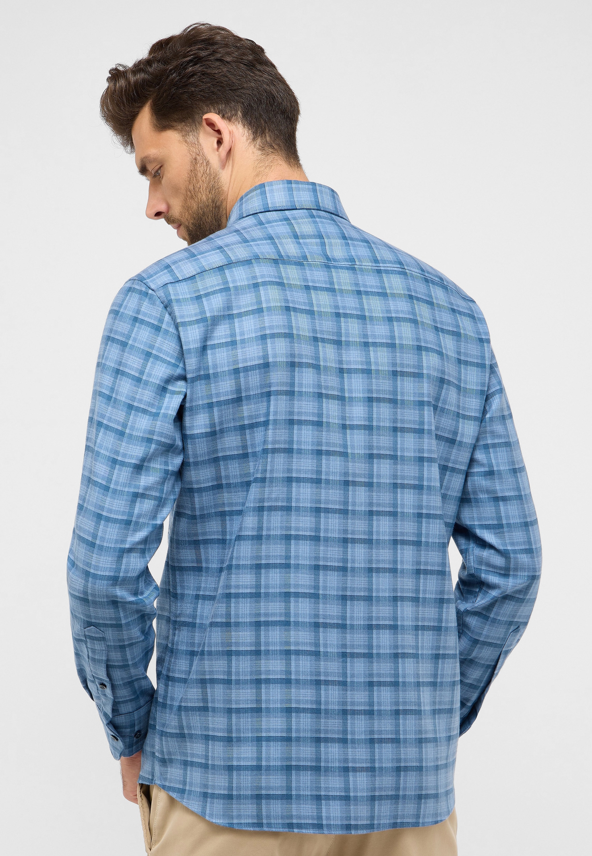 Eterna Langarmhemd »MODERN FIT«, EASY IRON (bügelleicht)