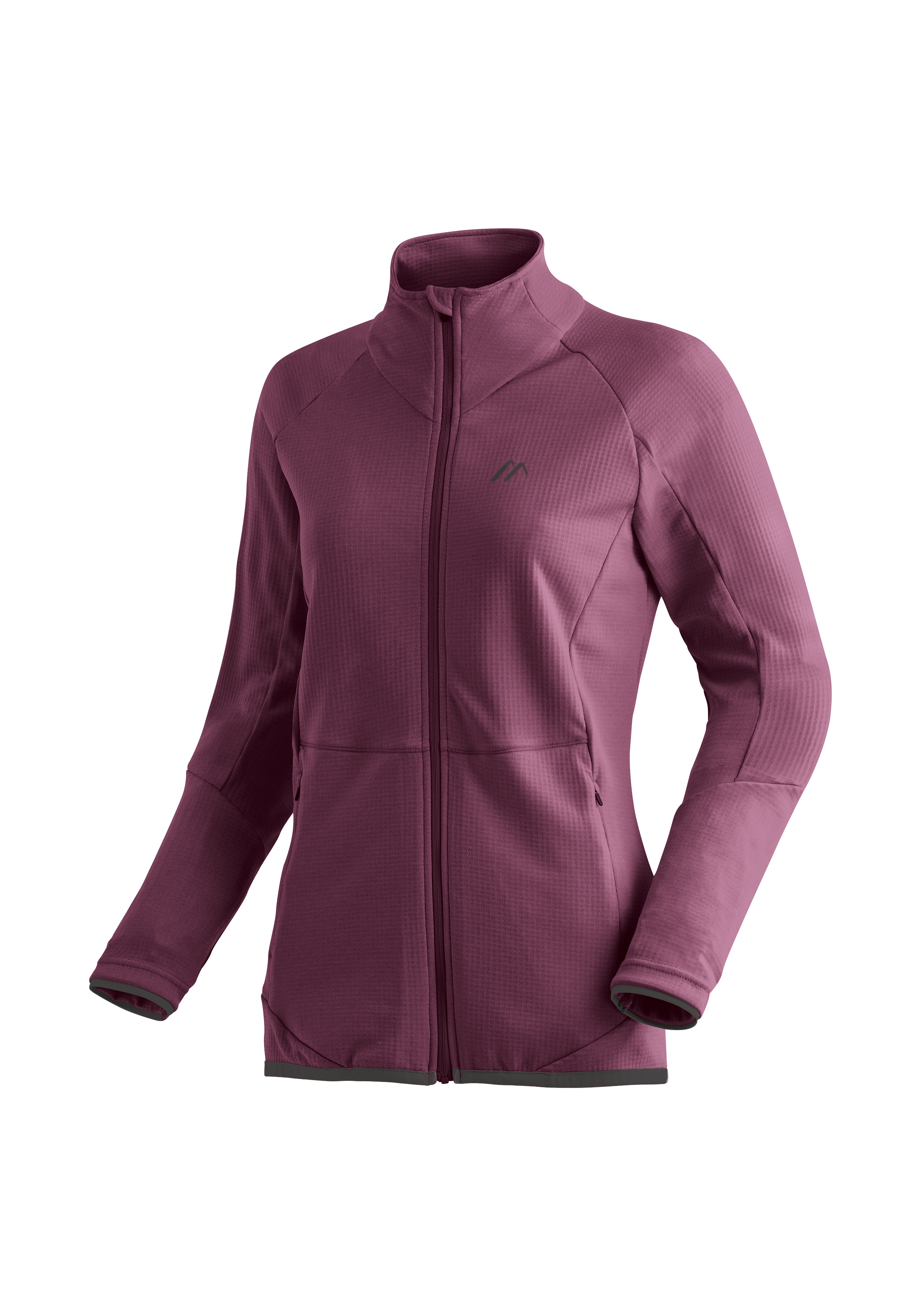 Maier Sports "Sinaia W" Damen Midlayer, atmungsaktiv schnelltrocknend, Full-Zip, Regular Fit