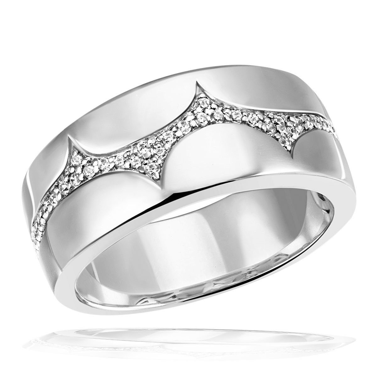 goldmaid Silberring 925/- Sterlingsilber 33 Zirkonia