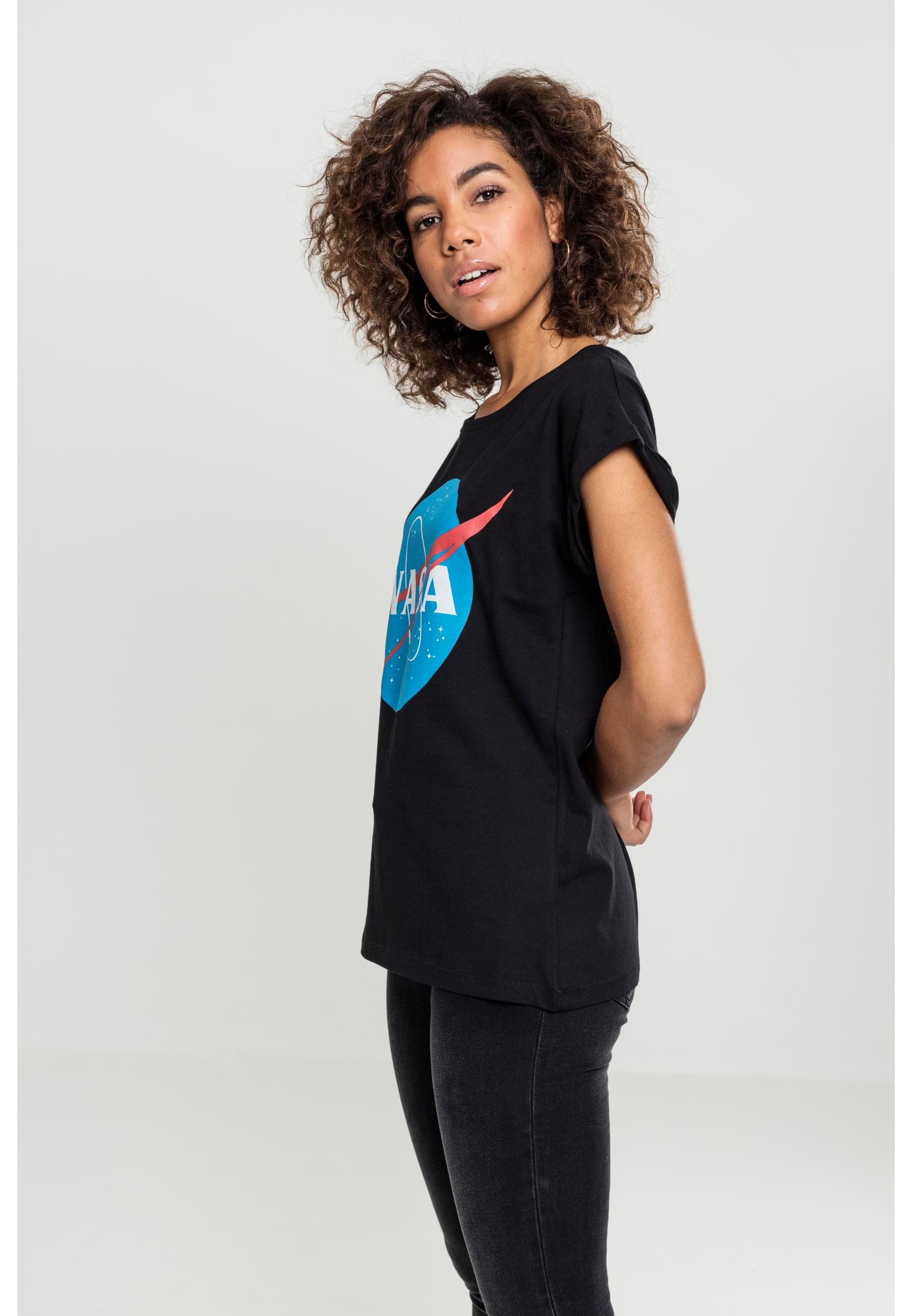 MisterTee T-Shirt »MisterTee Damen Ladies NASA Insignia Tee« 1 Stk. tlg.