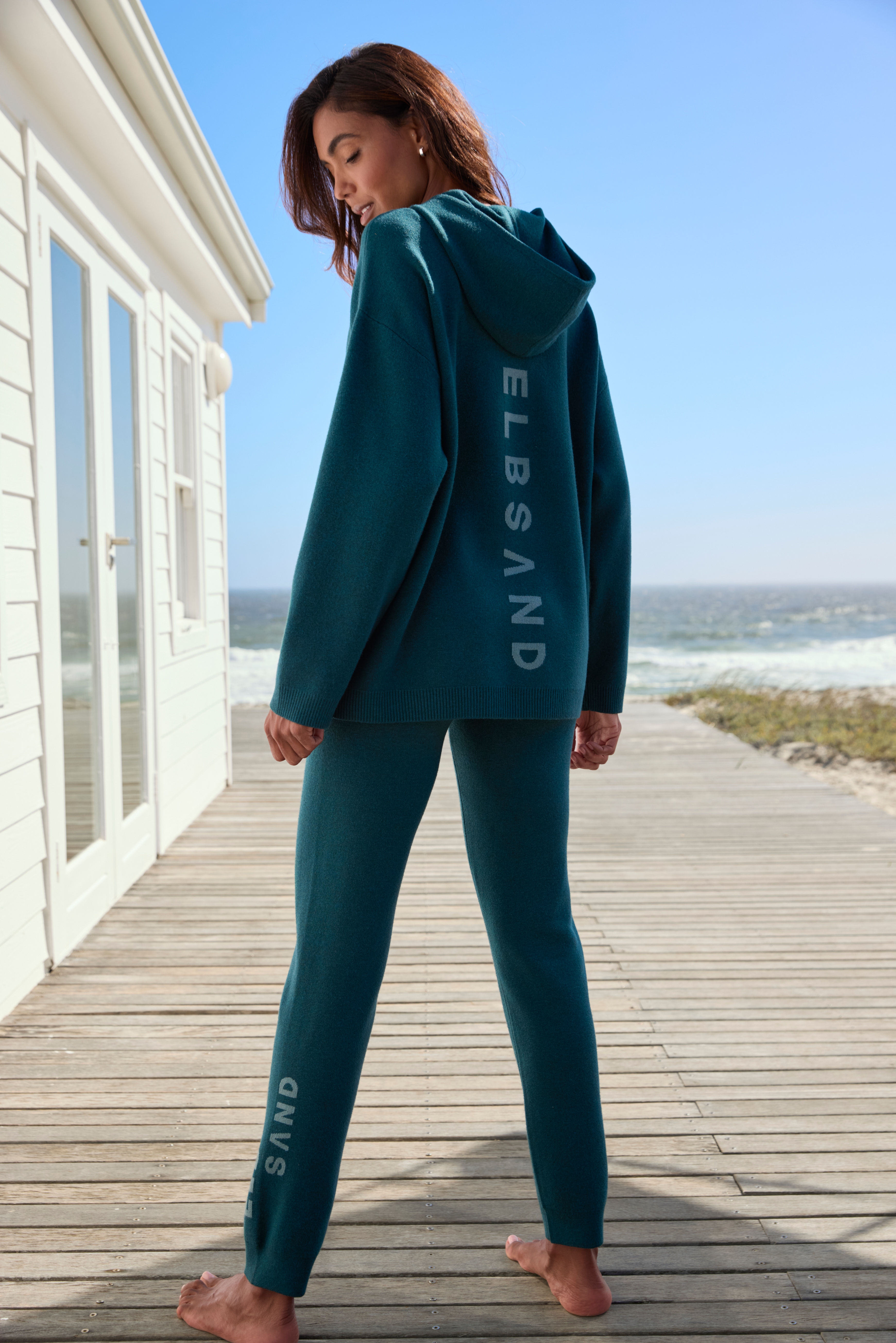 Thumbnail - Elbsand Kapuzenpullover aus hochwertigem Strick, Loungewear