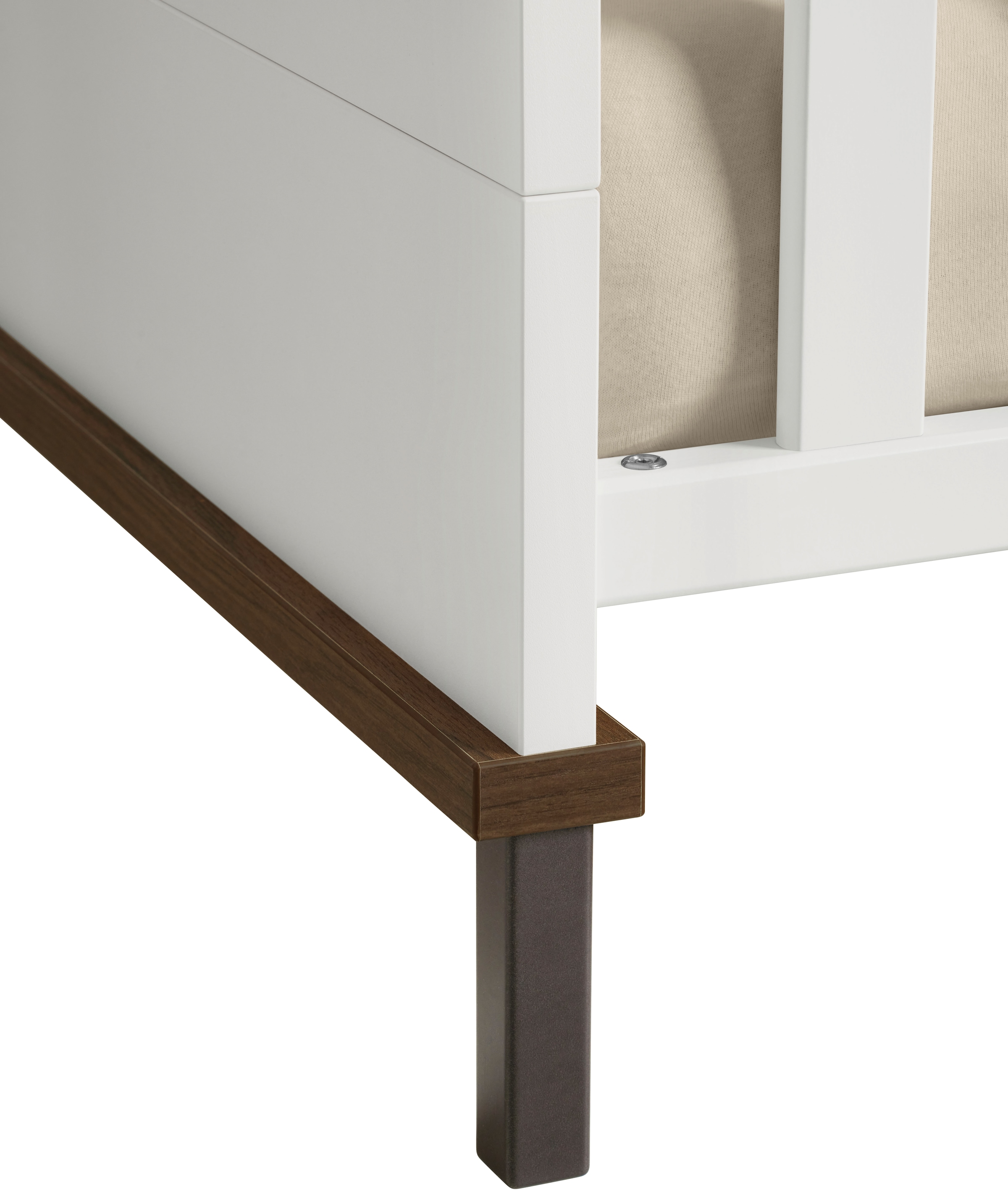 YUNY by PAIDI Babybett »LOVELY ALIV in Off-White«, Gitterbett höhenverstellbar, Kinderbett