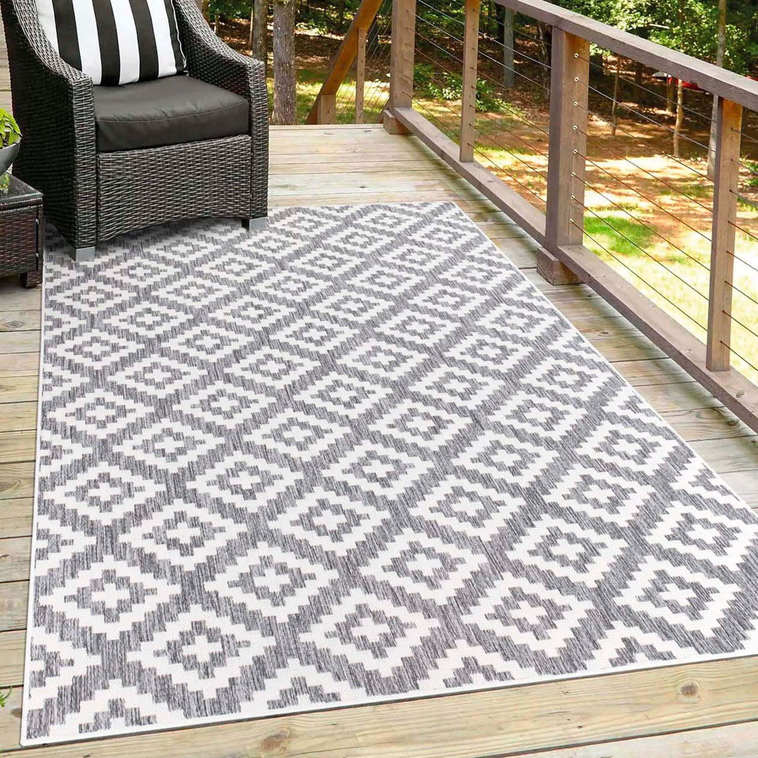 Carpet City Outdoorteppich »Outdoor 461« rechteckig 5 mm Höhe