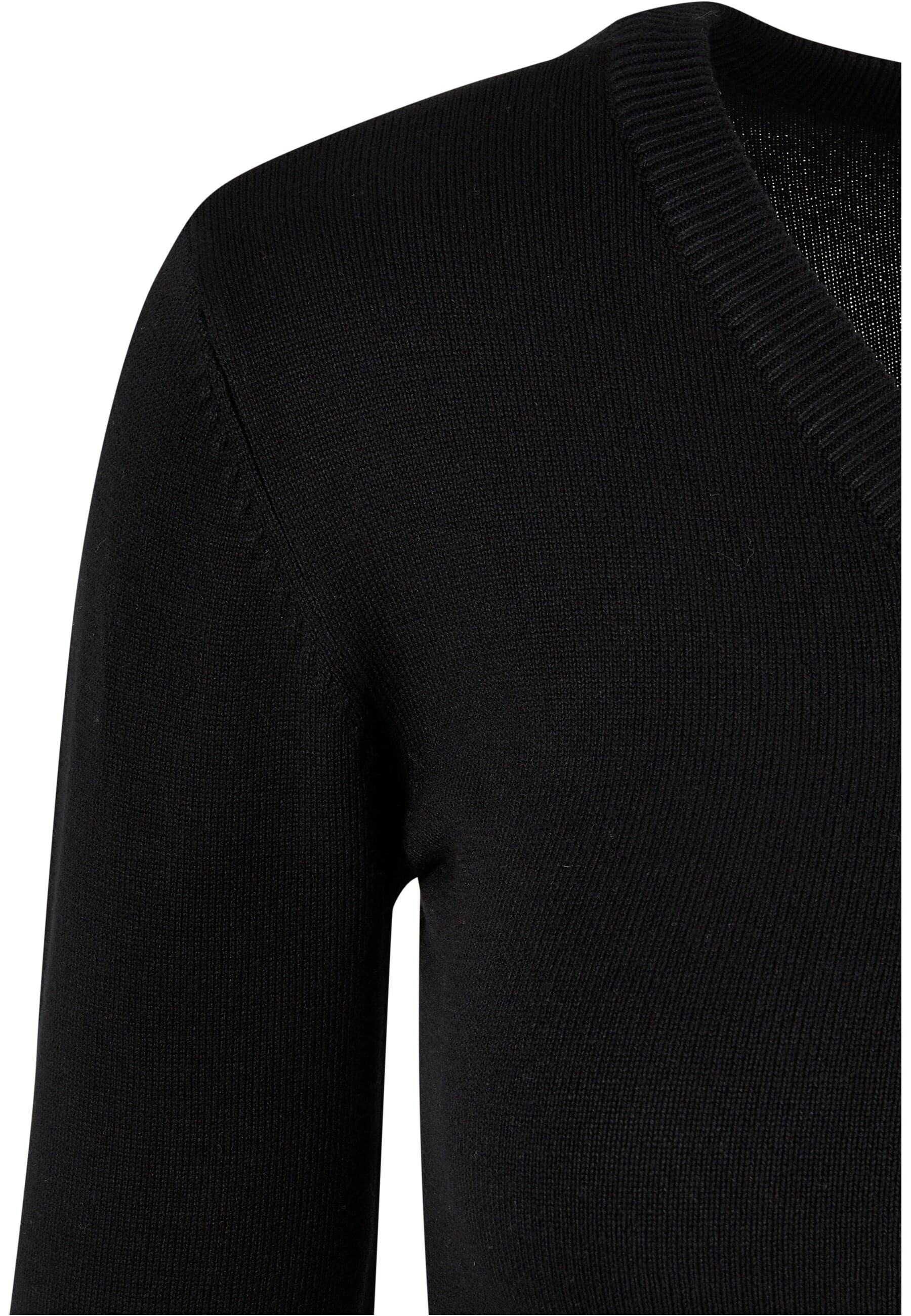 URBAN CLASSICS Rundhalspullover »Urban Classics Damen Ladies Knitted V-Neck Sweater«