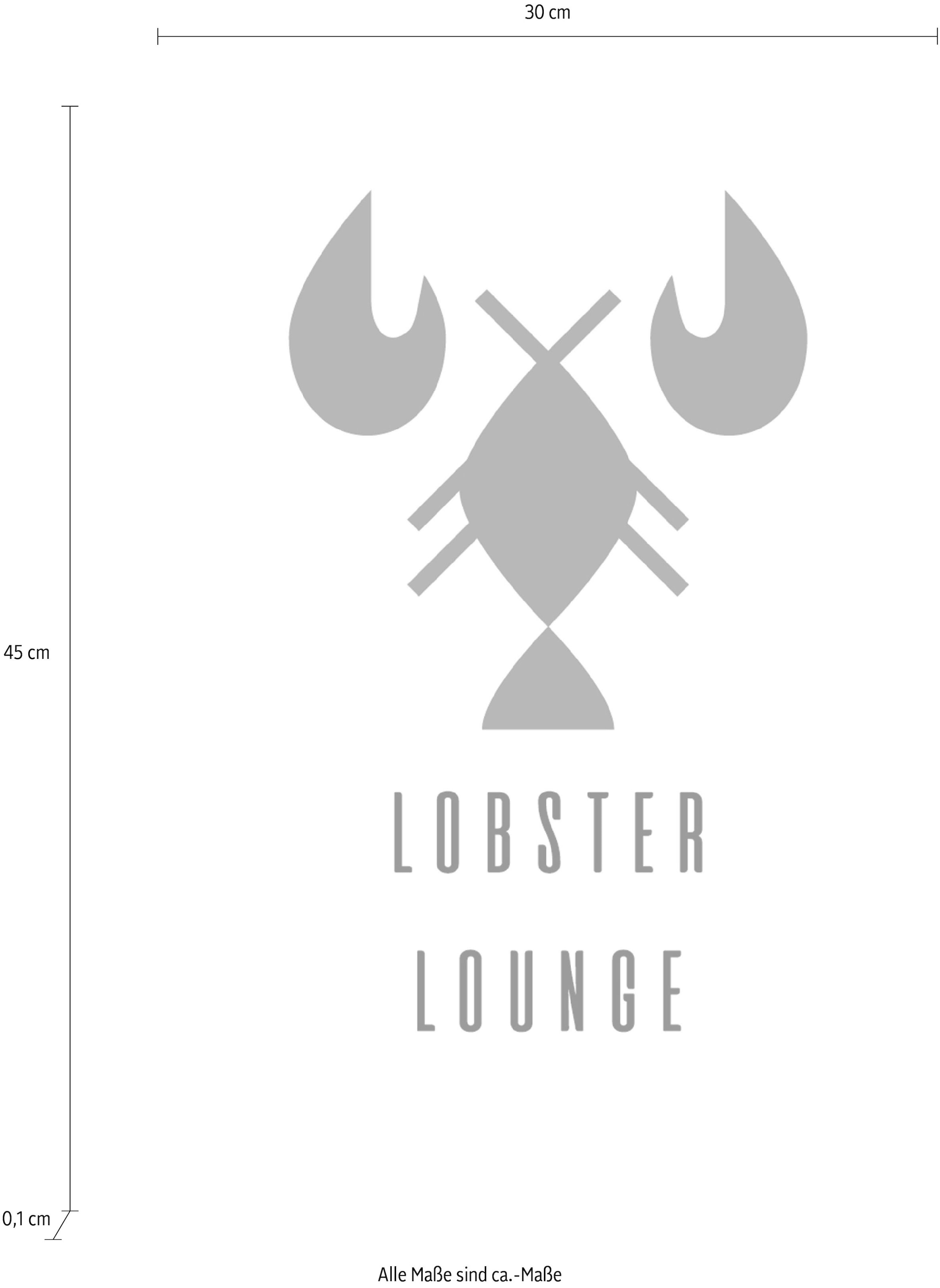 queence Wanddekoobjekt »LOBSTER LOUNGE« kaufen | BAUR | Stromversorgungskabel