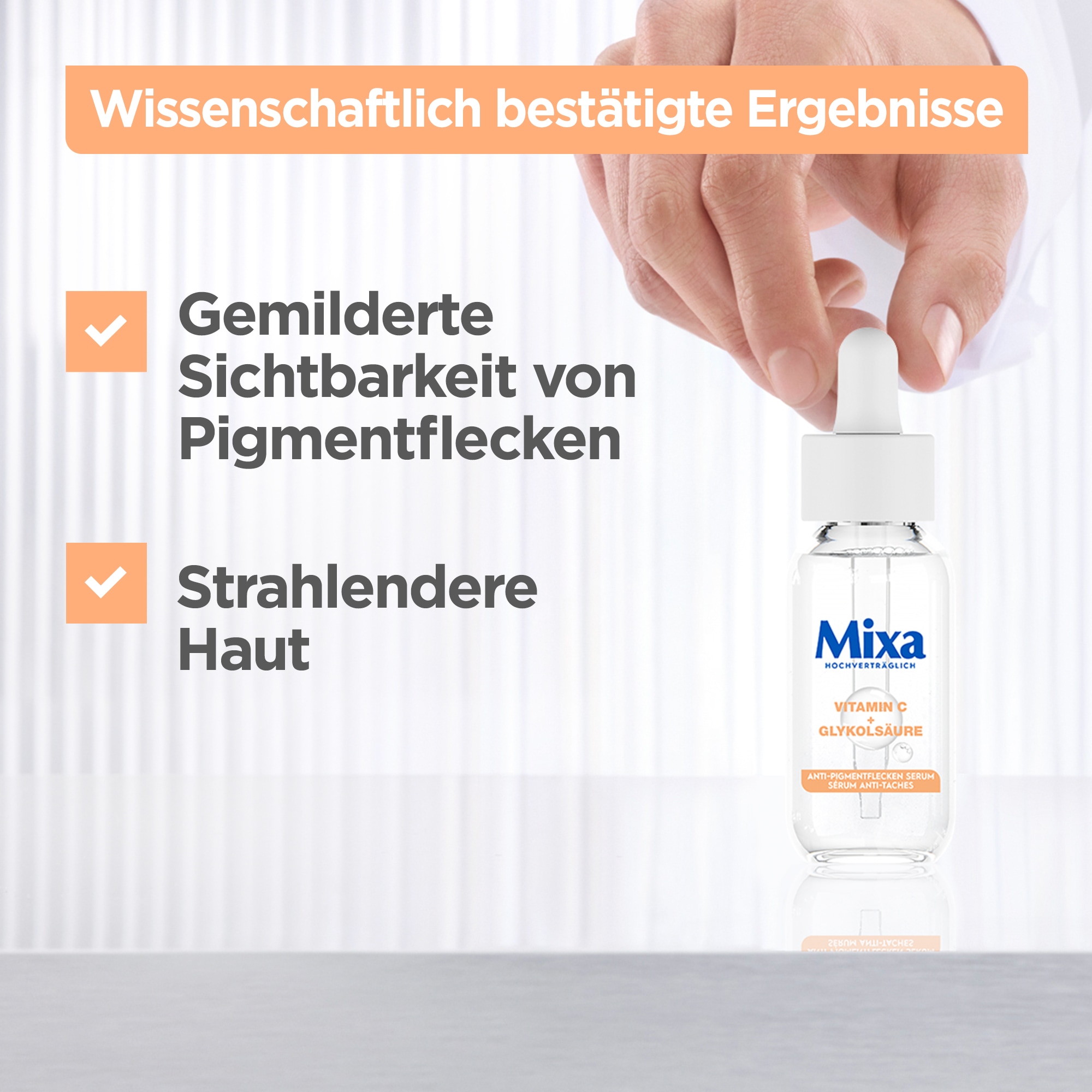 Mixa Gesichtsserum »Mixa Anti-Pigmentflecken Serum«, mit hoher Wirksamkeit