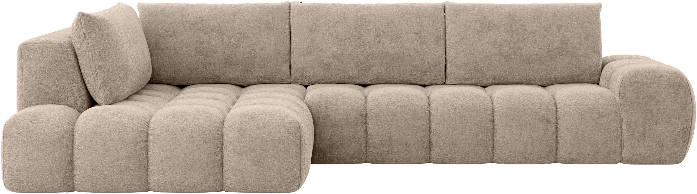 OTTO home Ecksofa "AZITA L-Form, XXL 352 cm Designsofa in Bubble-Opitk" los günstig online kaufen
